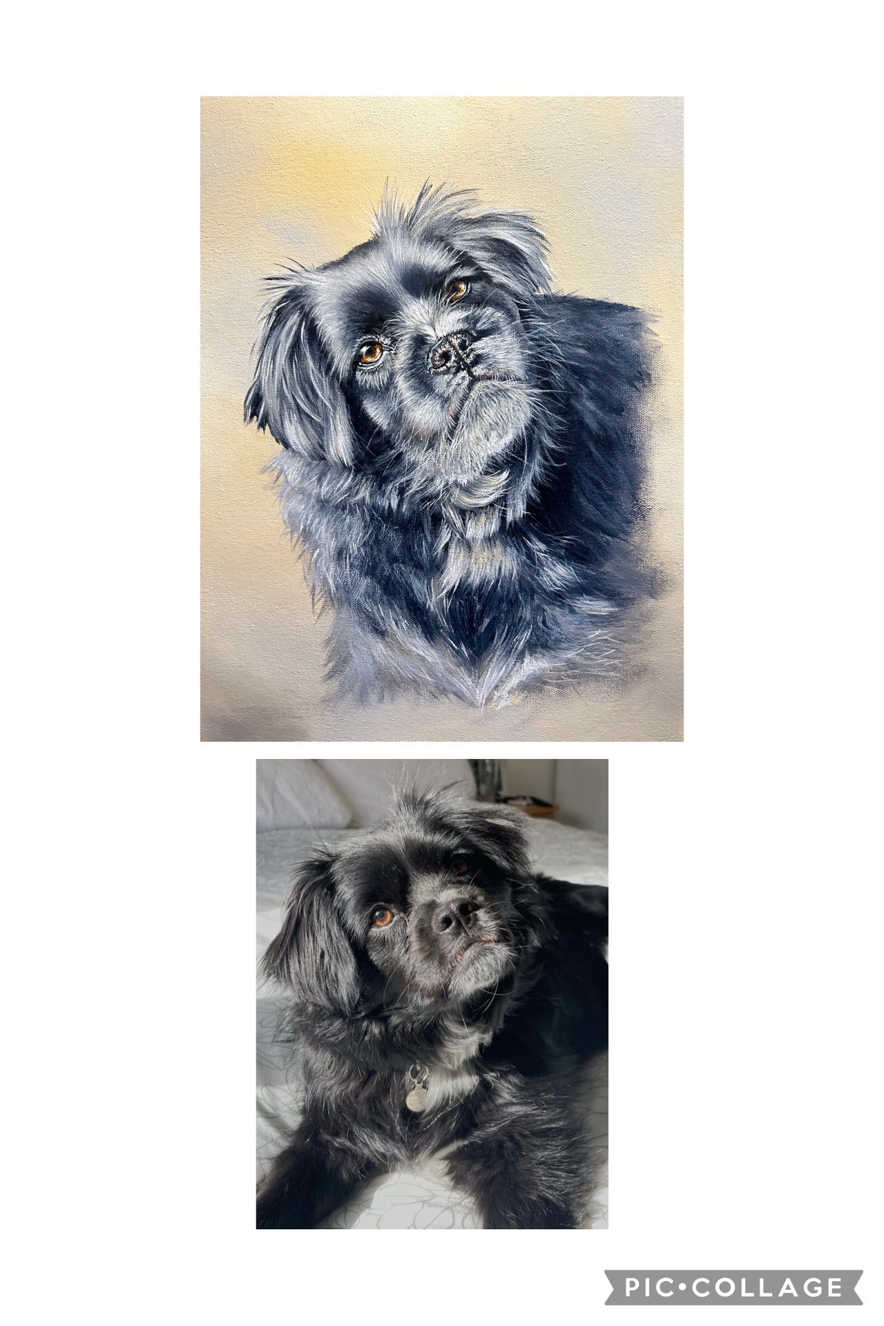 The portrait and the muse.