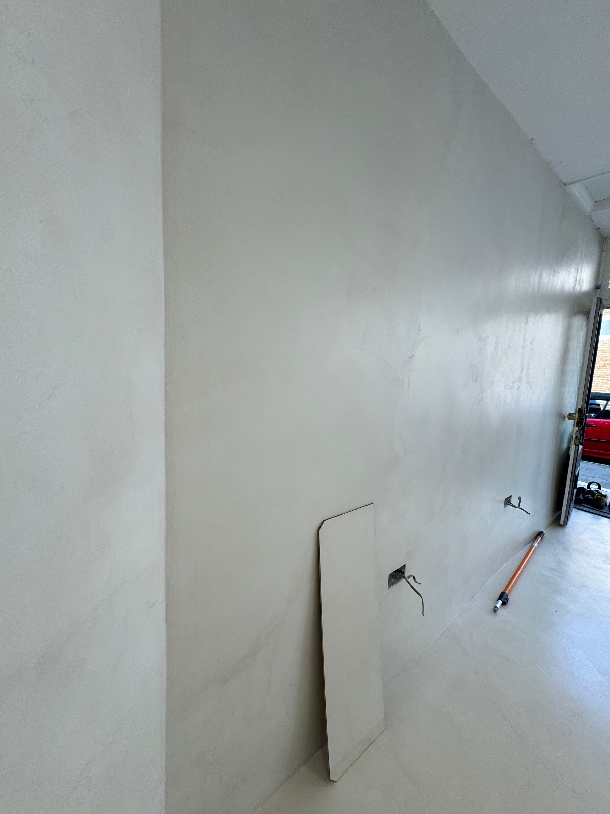 White off wall