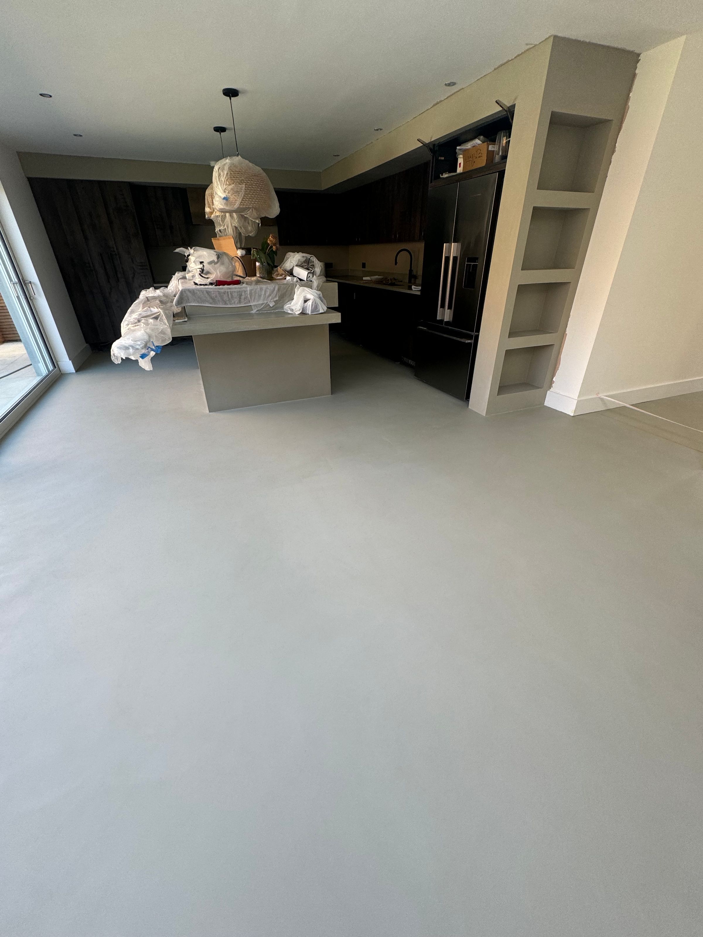 Concrete floor