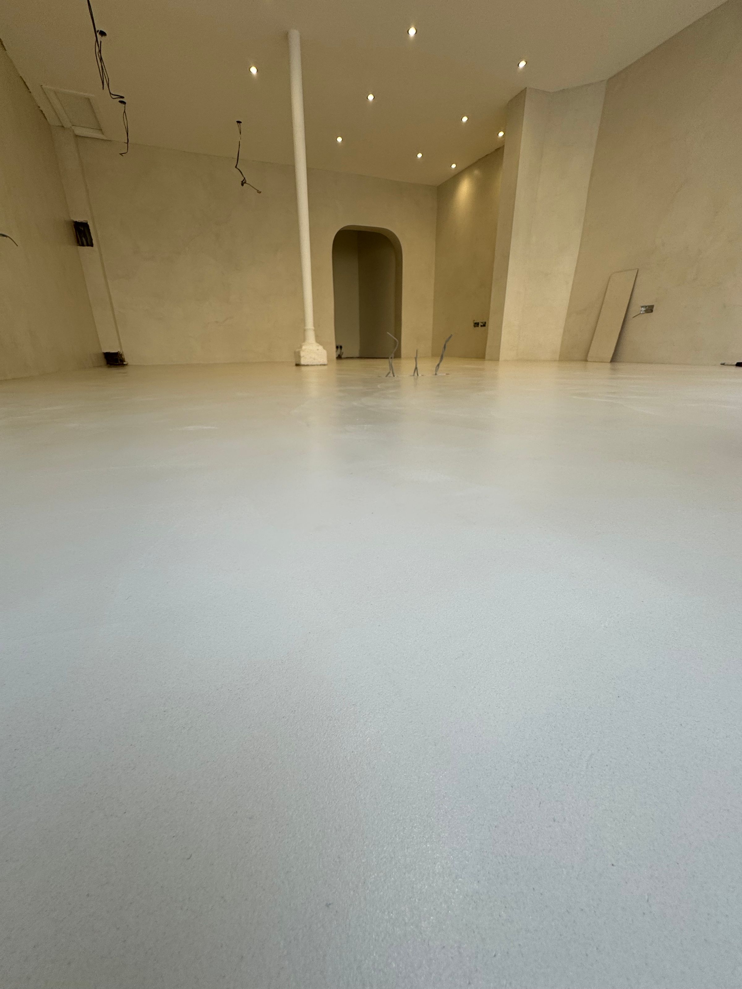 Salon of beauty, White off