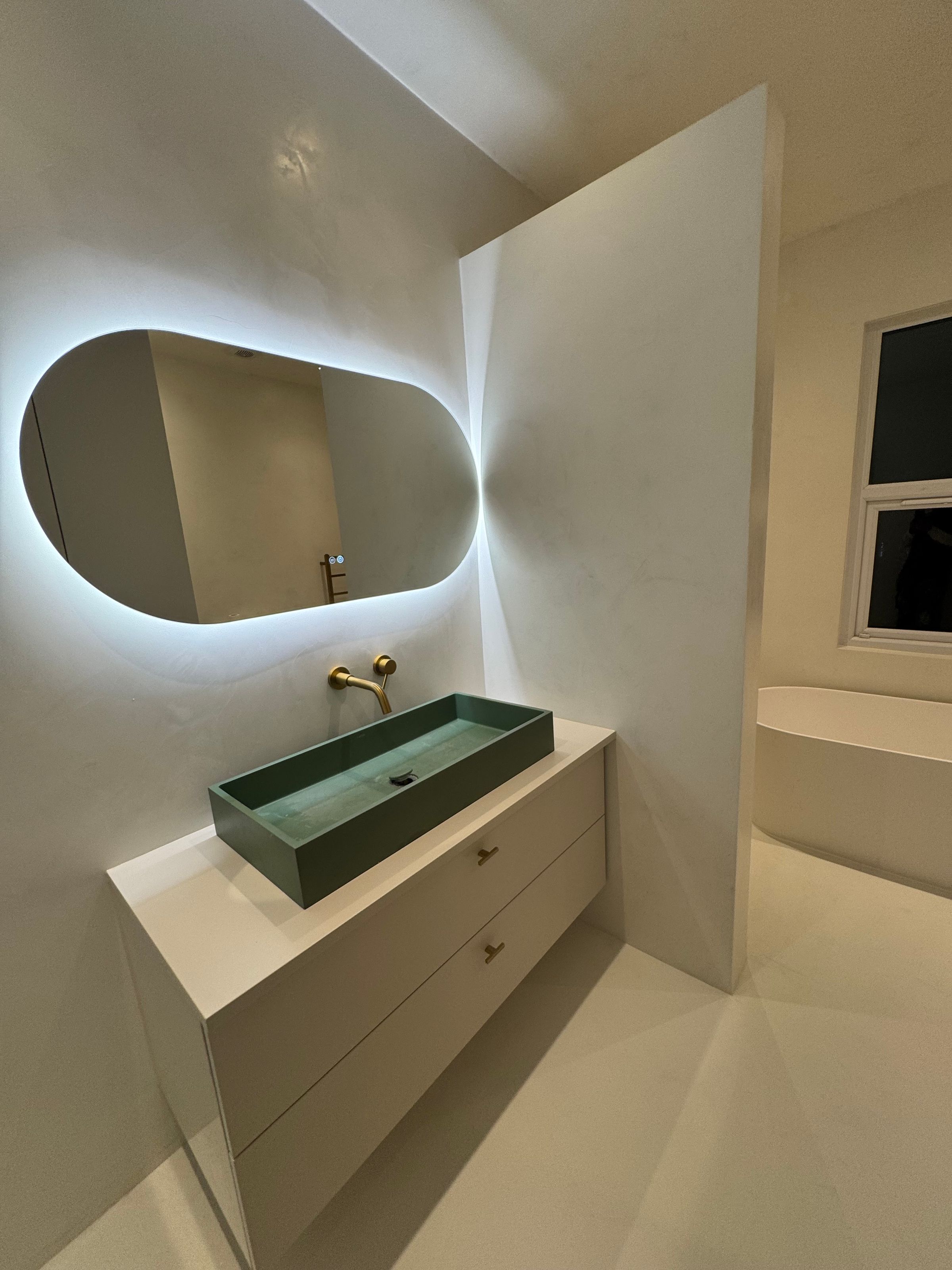 White off bathroom