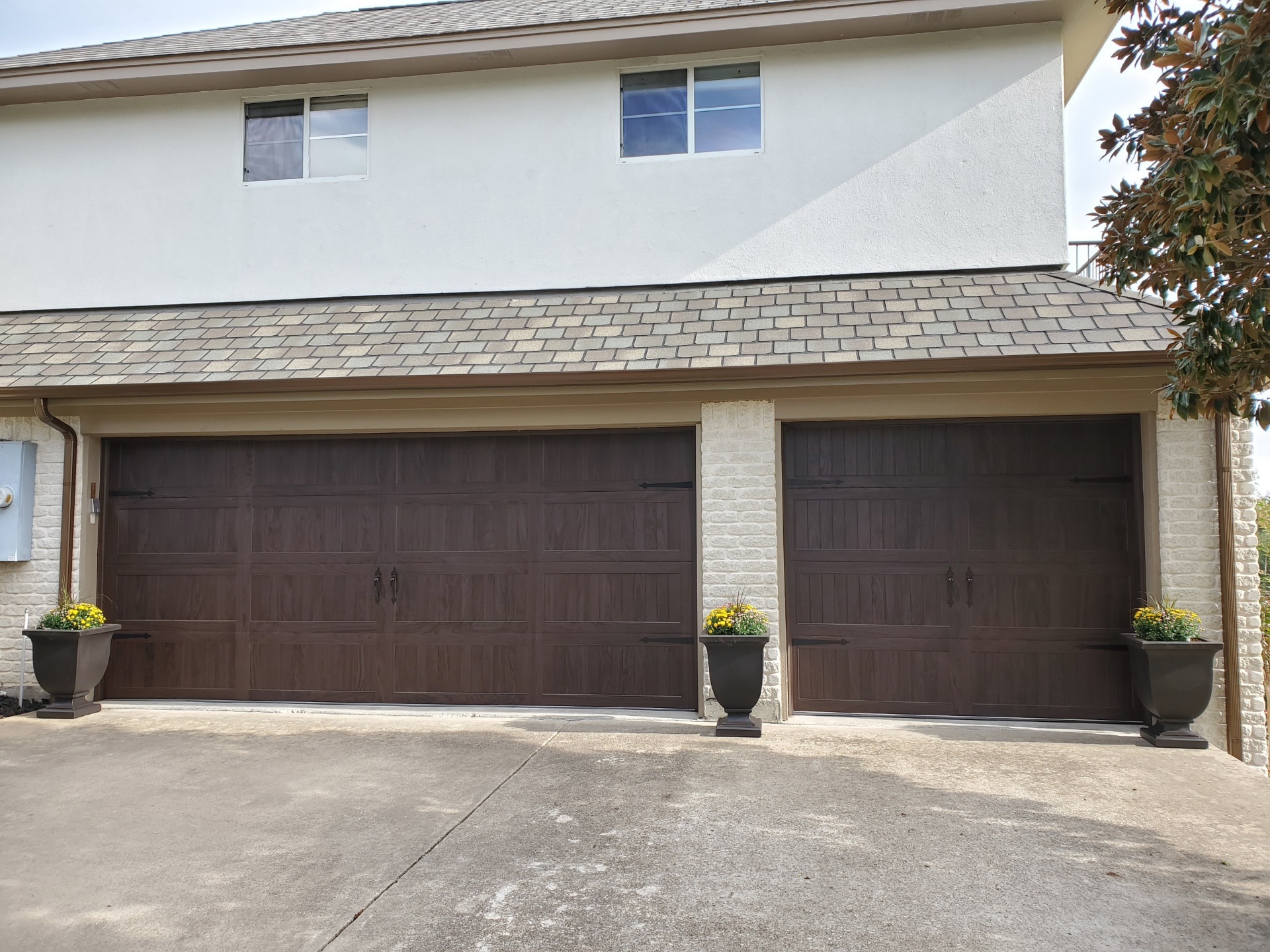 Stamped Carriage- Accent Wood Tone Walnut