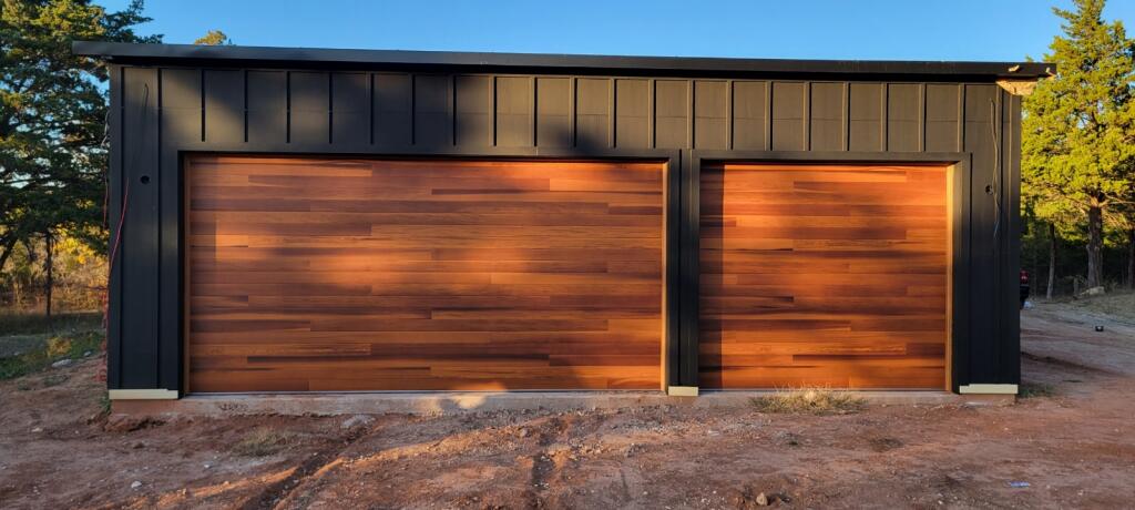 Steel Planks- Accent Wood Tone Cedar