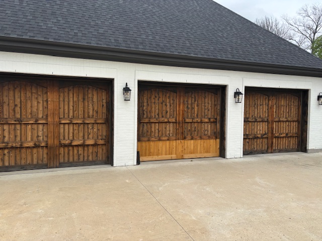 Wood Restoration- Garage Door Section Replacement