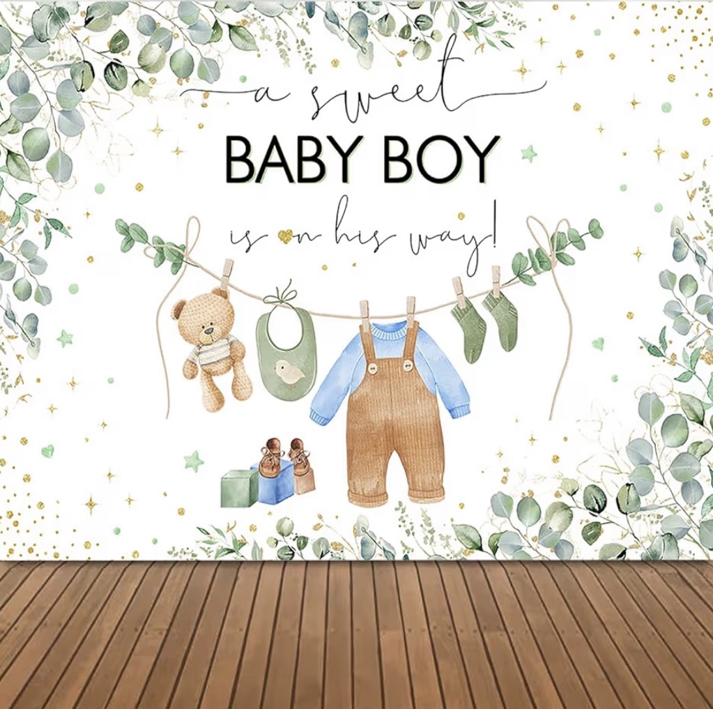 A Sweet Baby Boy (Clothes Line)- B26