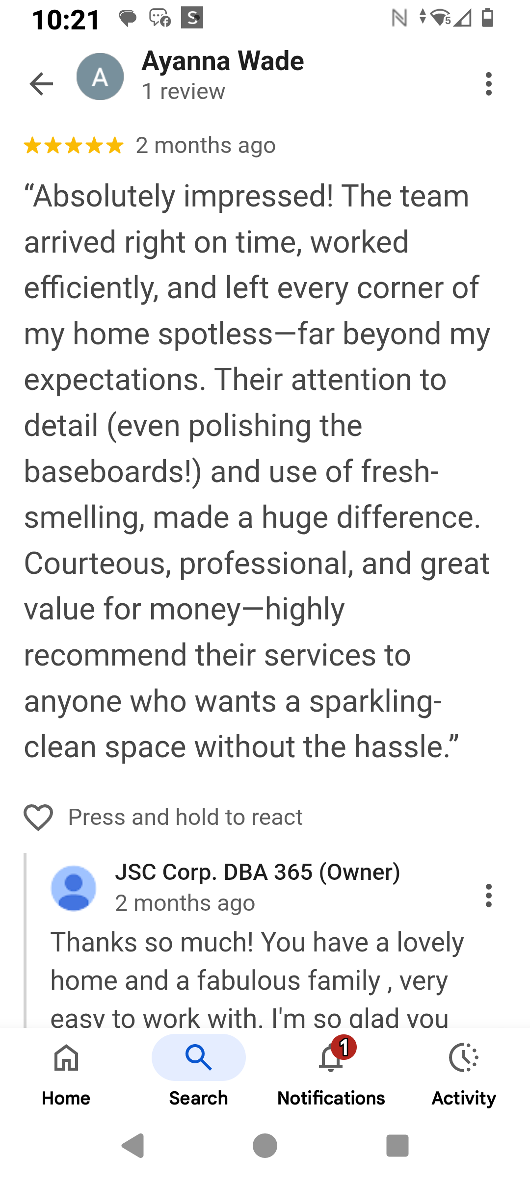 JSC Cleaning's image