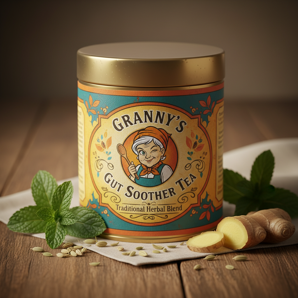 Granny Says: “Drink this before you complain about your stomach again.”