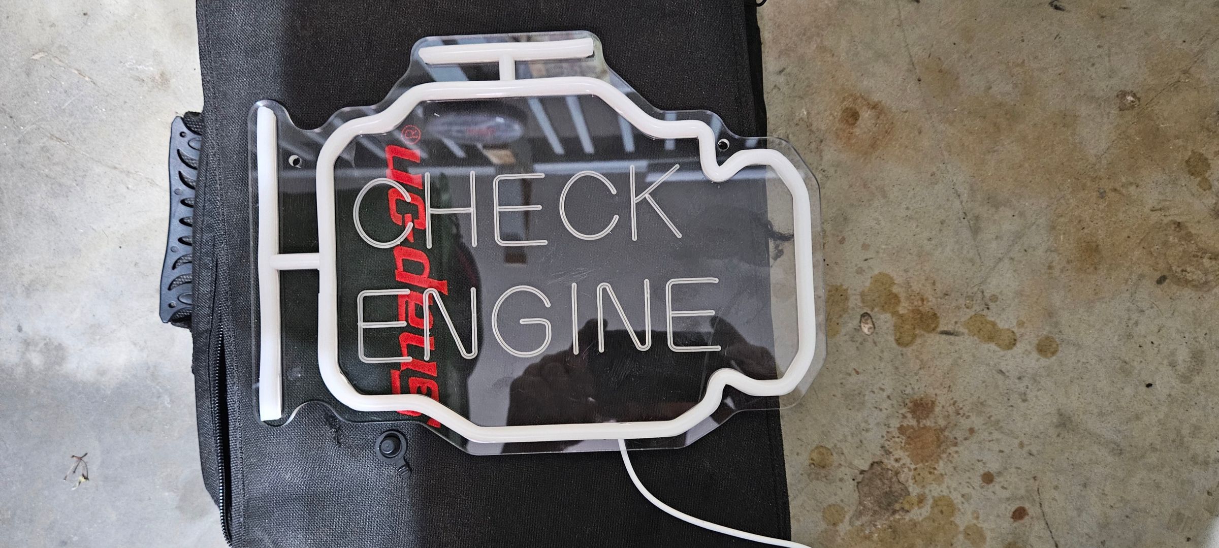Check Engine light on