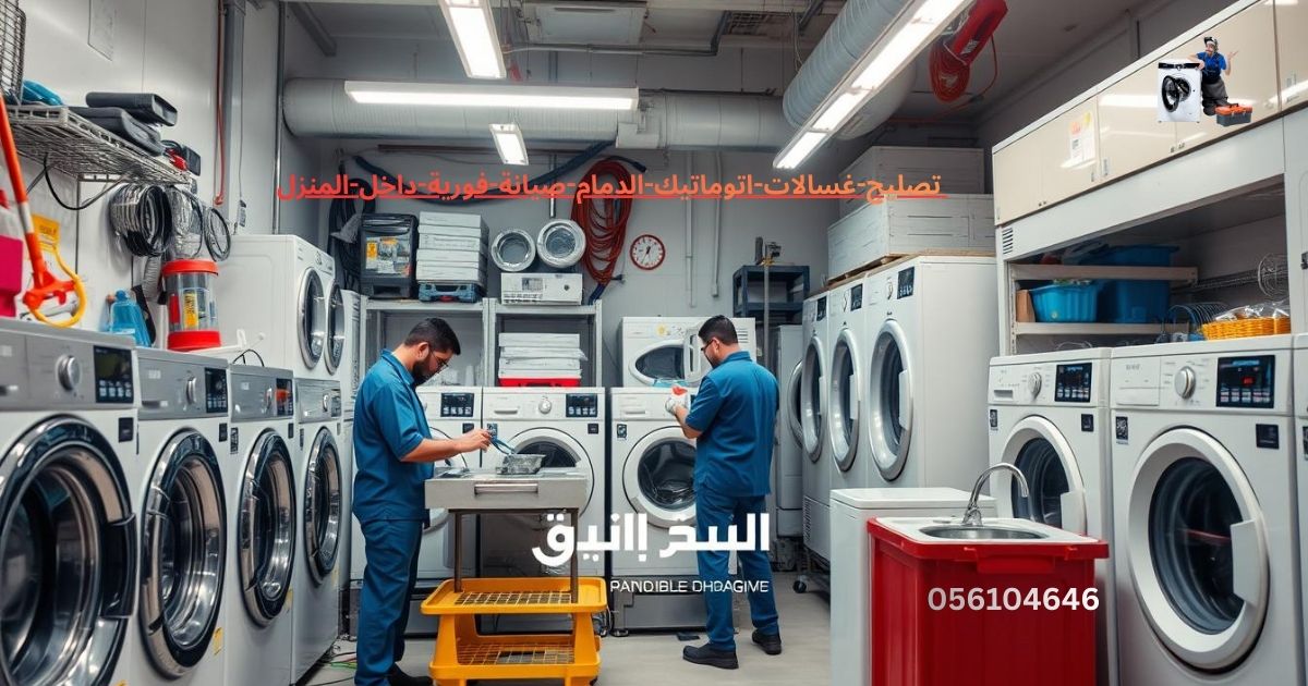 تصليح غسالات أوتوماتيك الدمام | صيانة فورية داخل المنزل