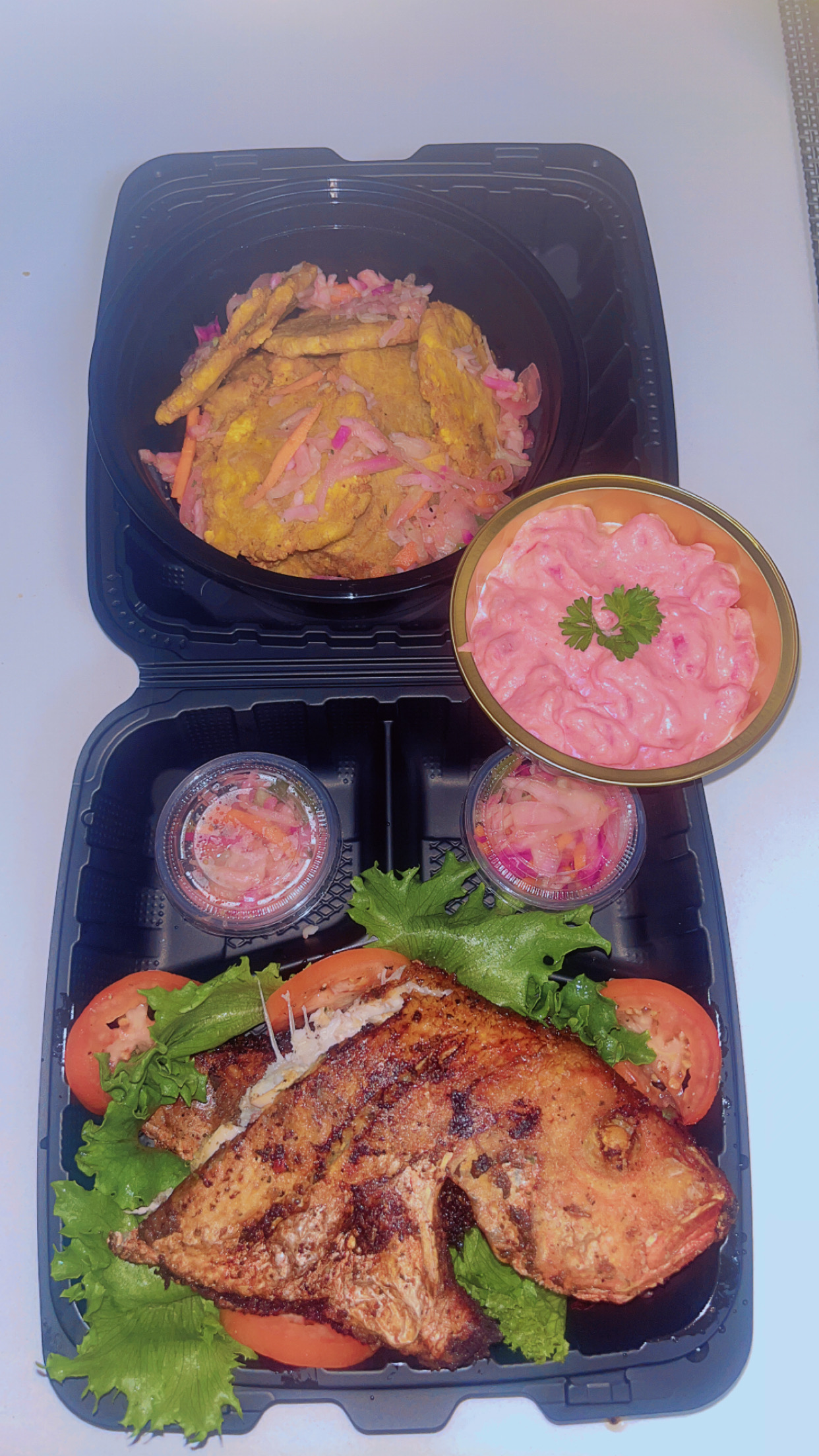 Fried Snapper Meal