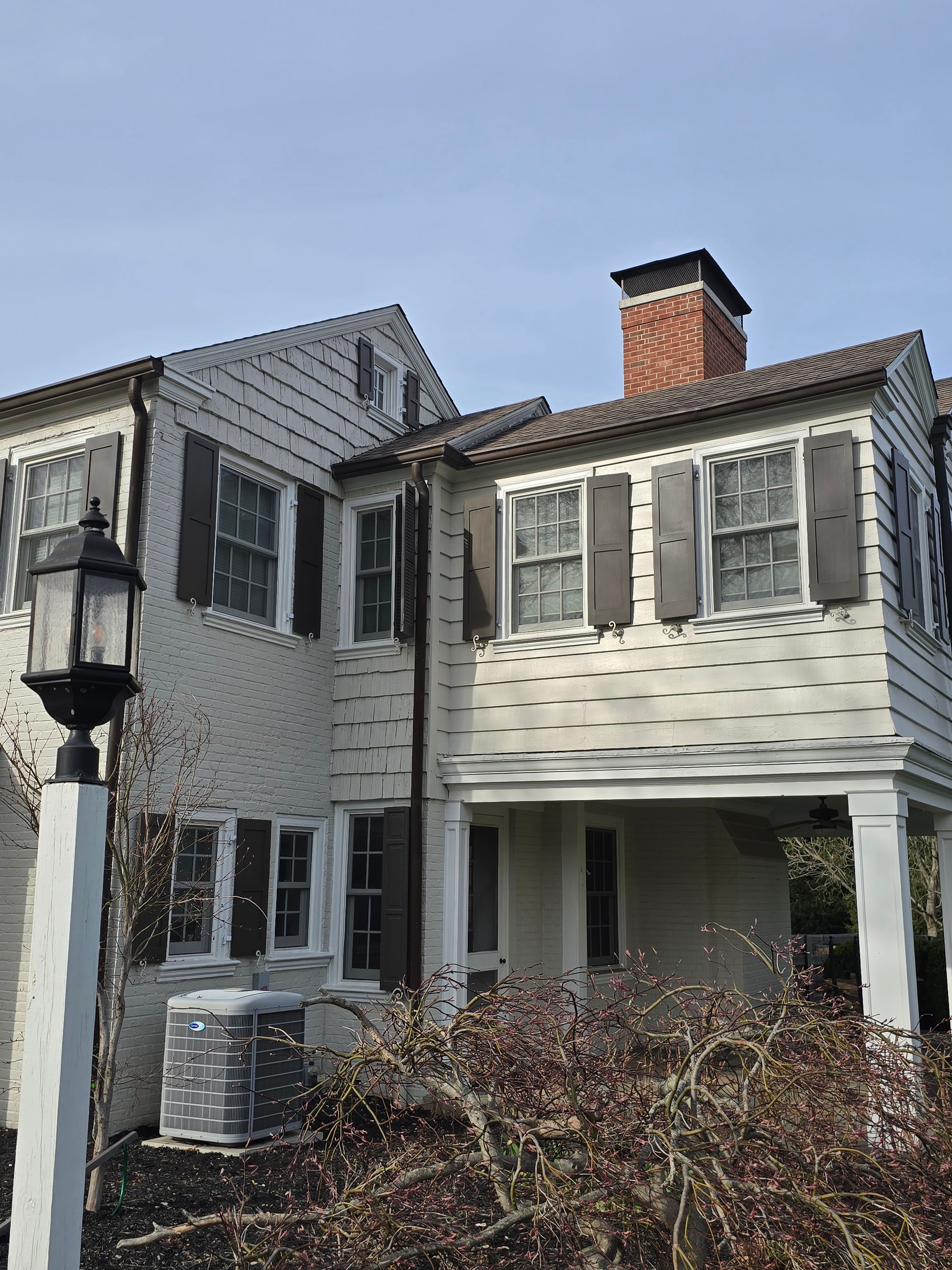 New solid wood shutters