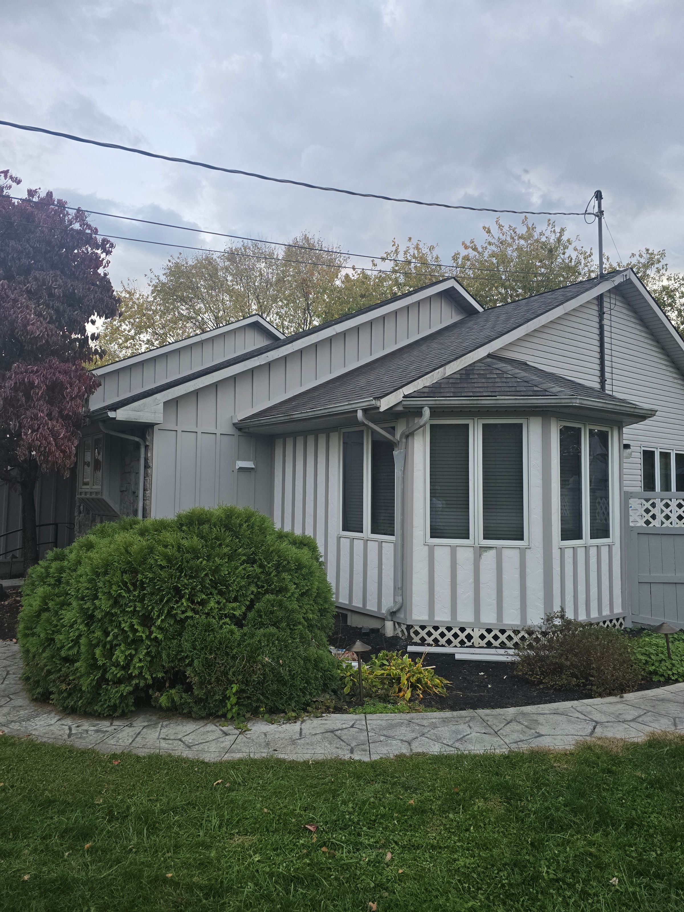 New Board and Batten Hardie Siding
