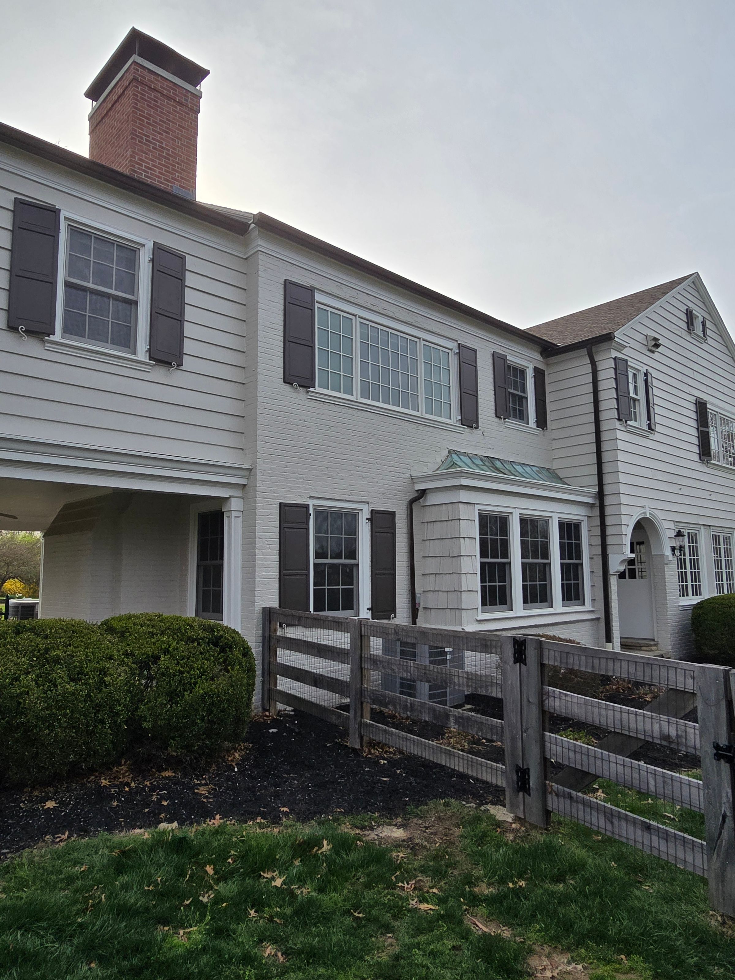 New solid wood shutters
