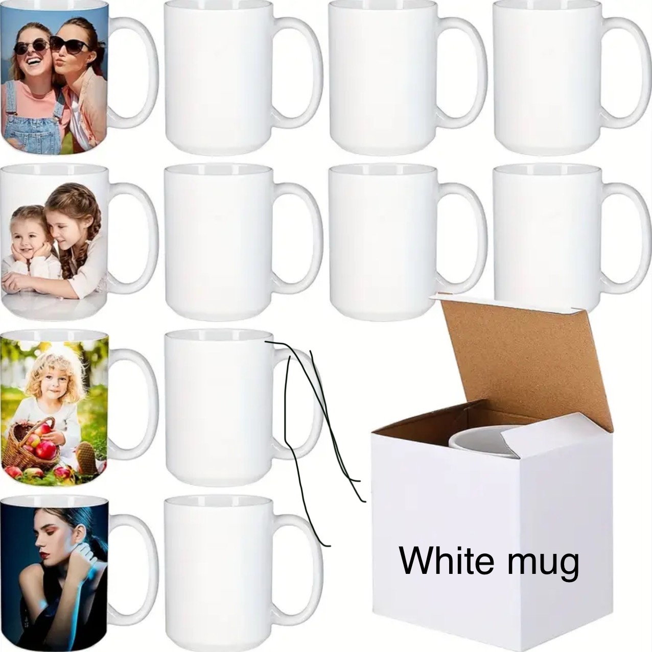White mug- sublimation