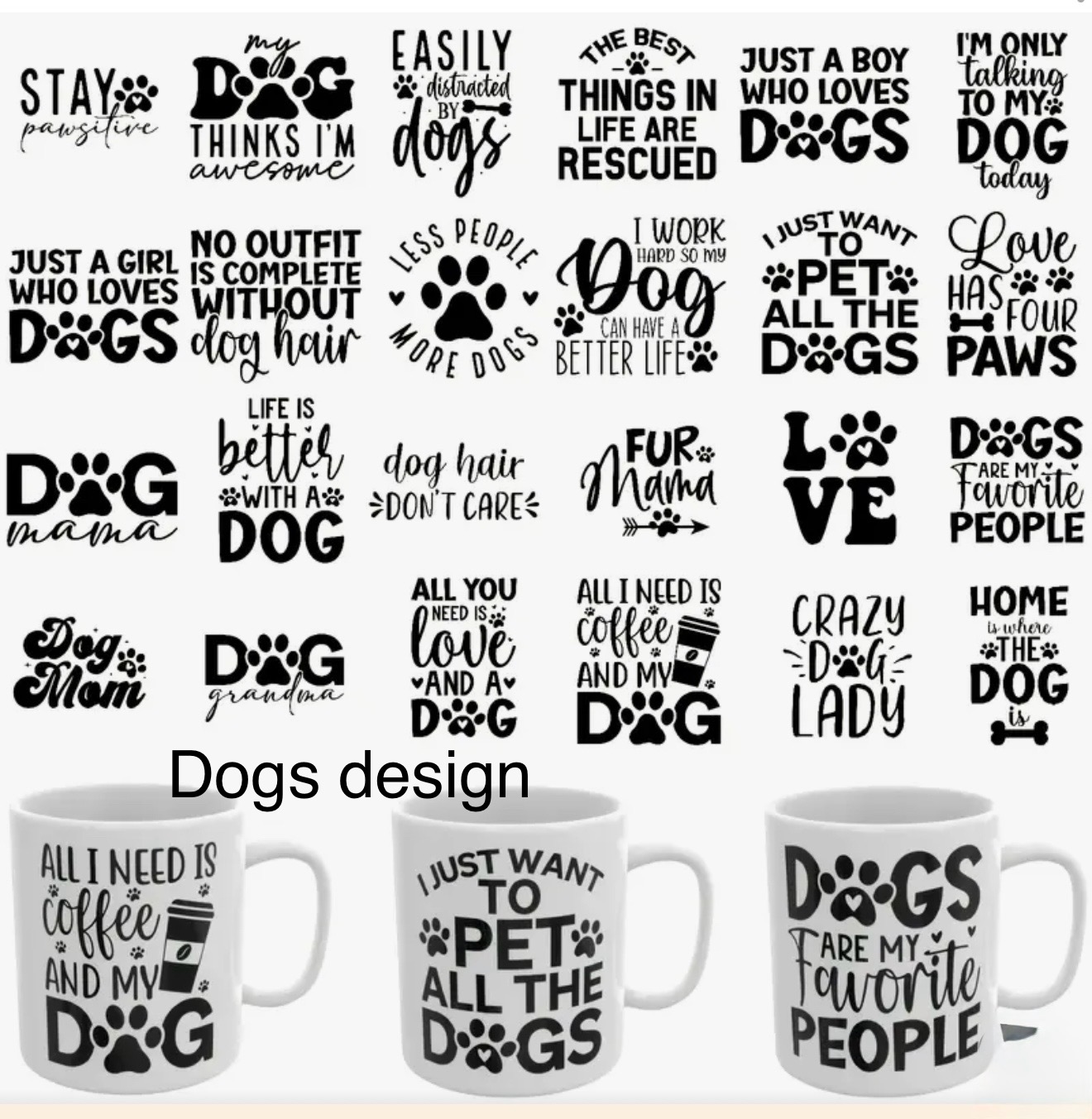 Dog mug 