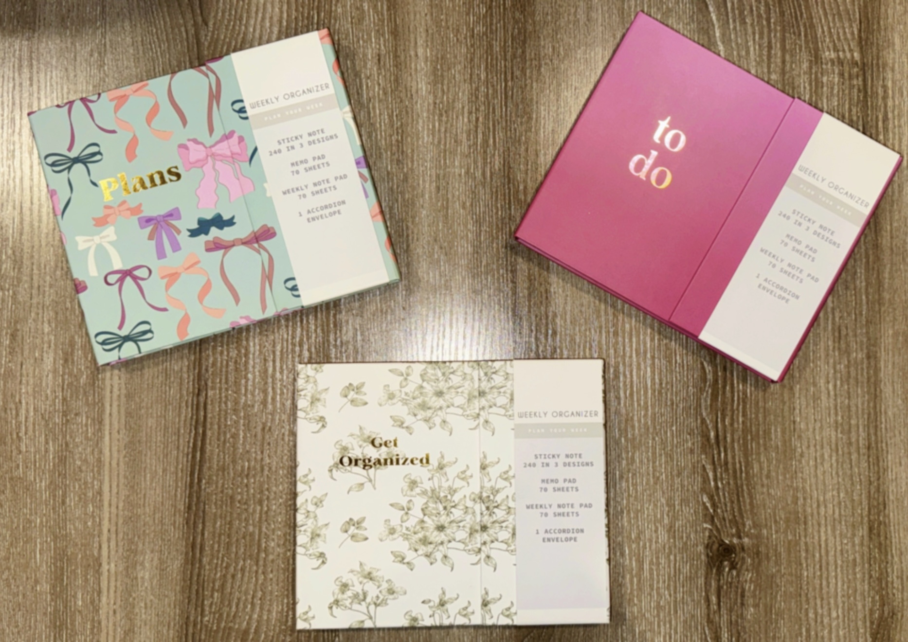 Weekly organizer 