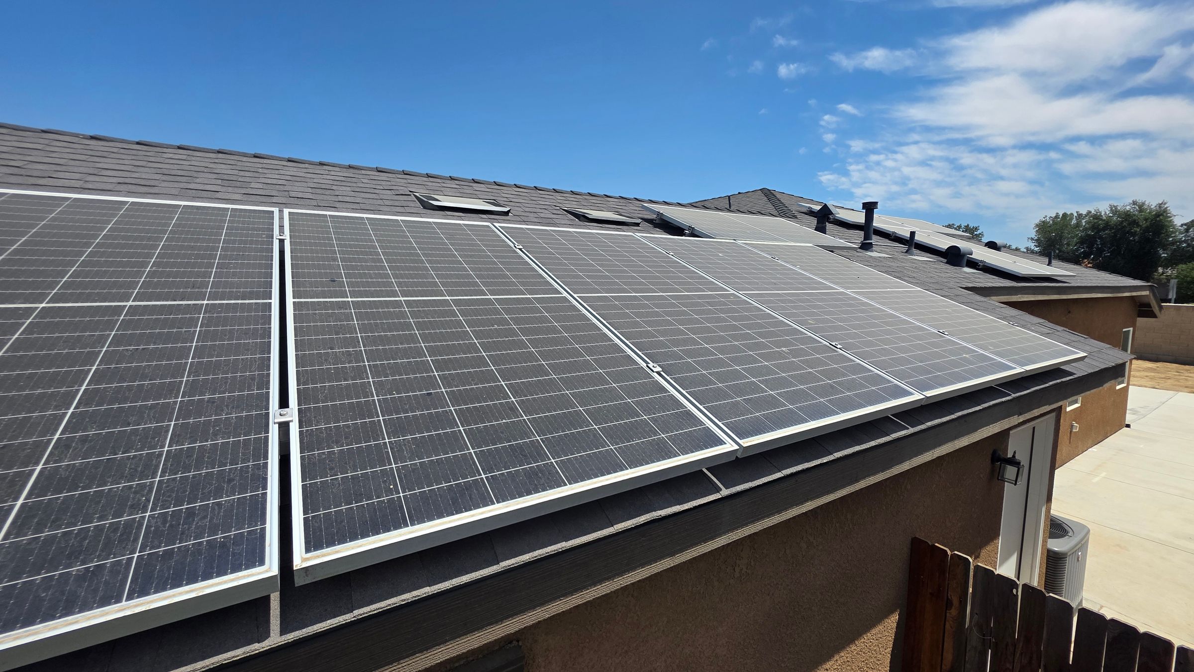 If you're solar panels look like this it's time to get them cleaned!