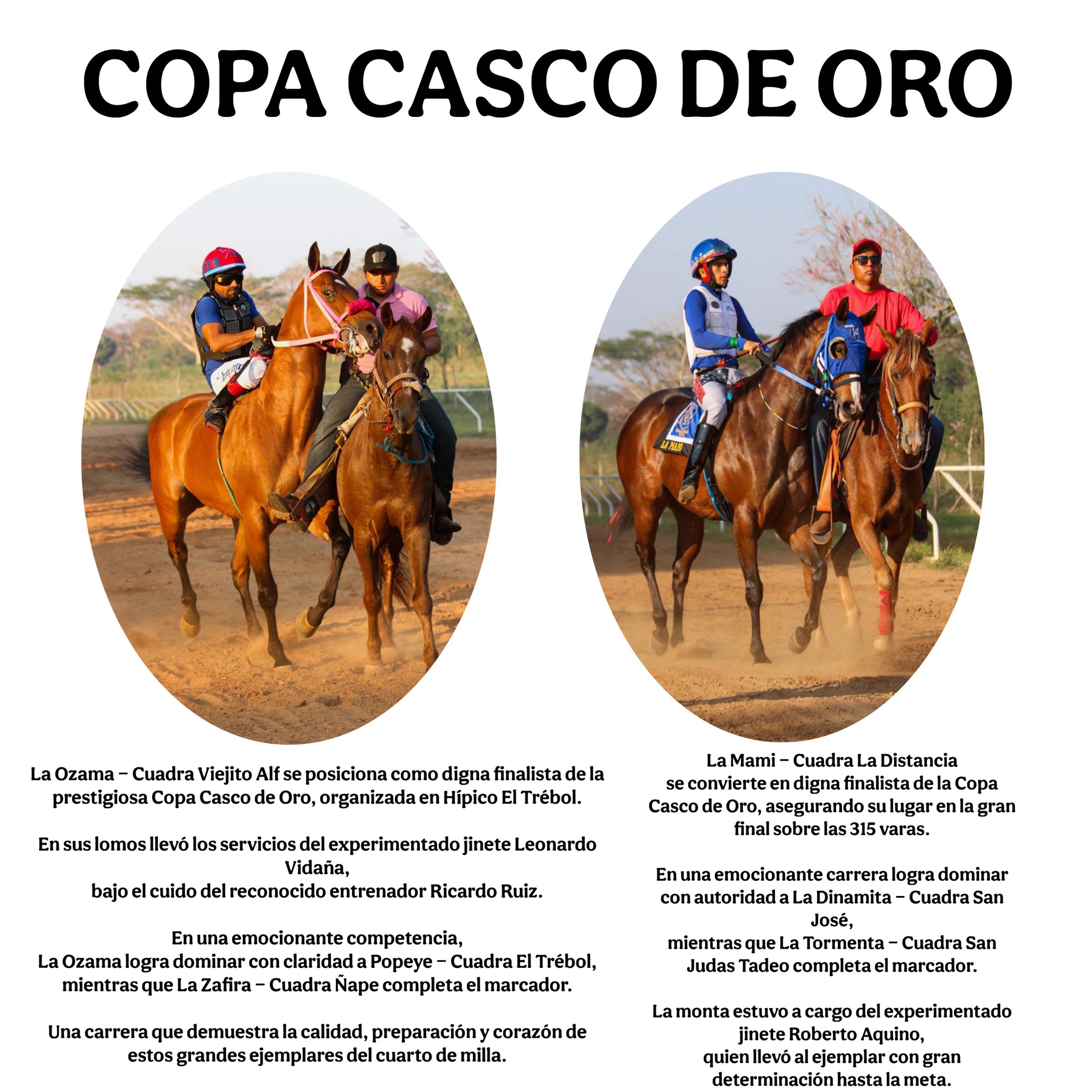 FINALISTAS COPA CASCO DE ORO📍🍀