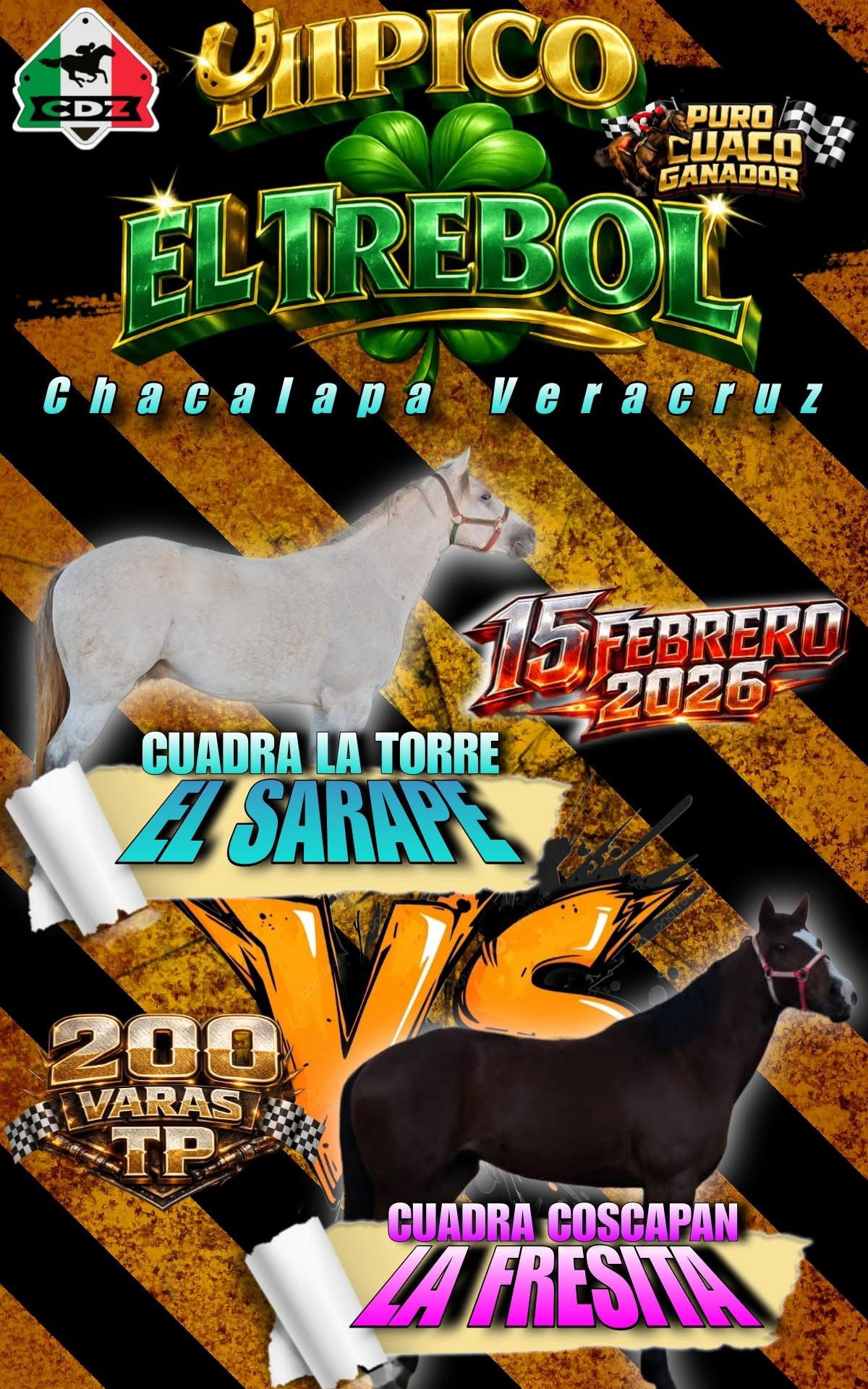 🏇📸EL SARAPE VS LA FRESITA📍🍀