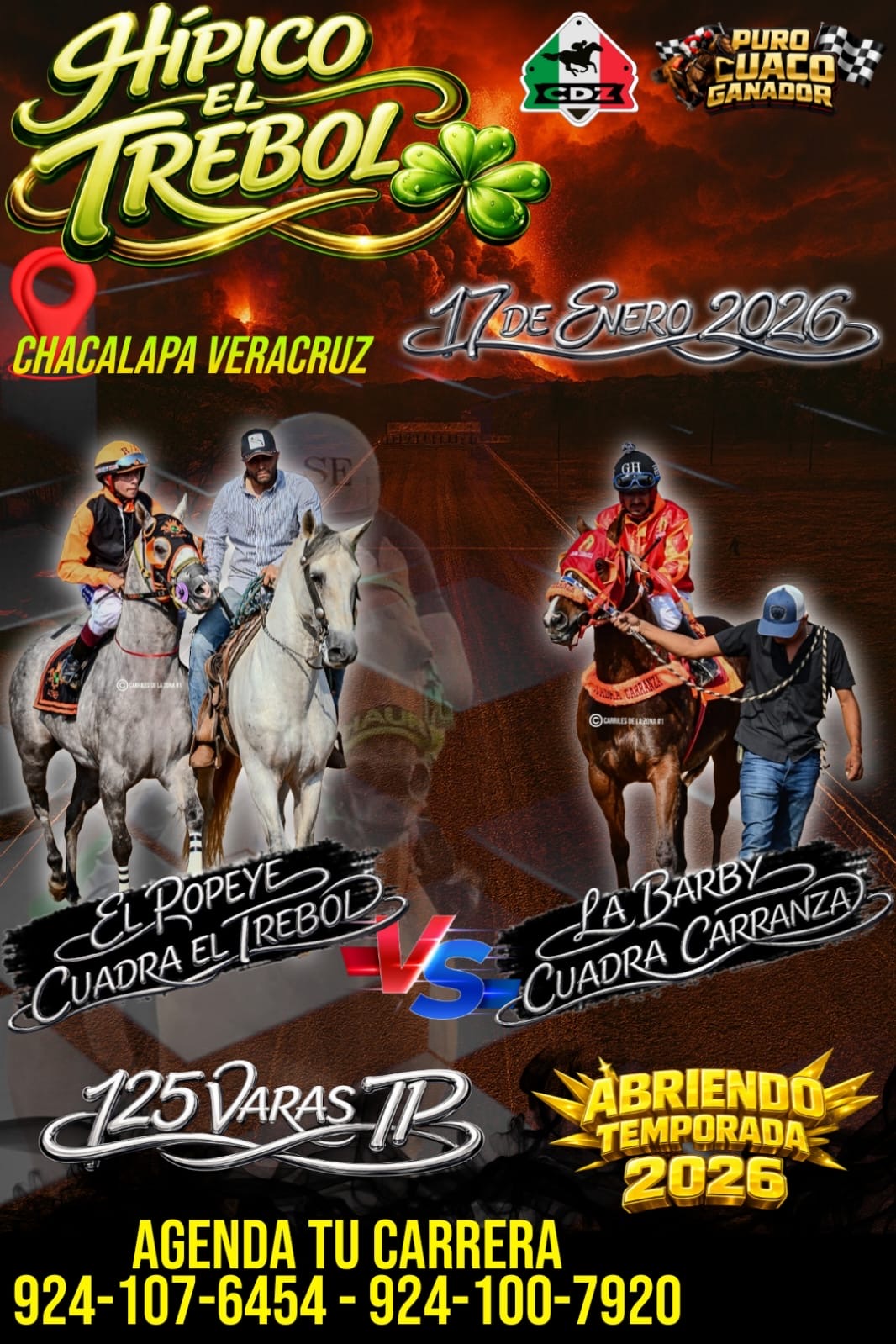 🏇🔝POPEYE VS LA BARBY📍🍀🥁