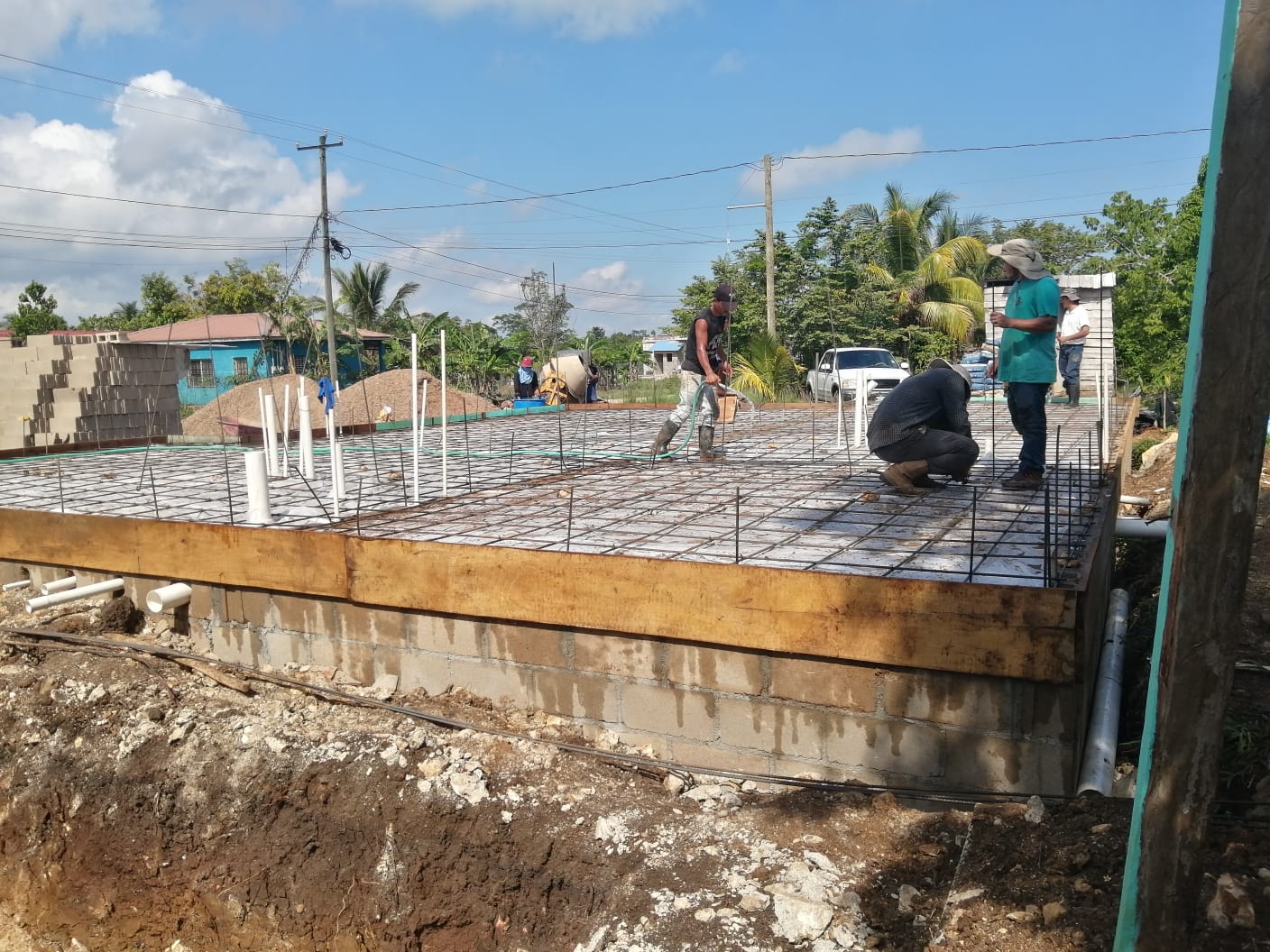 Preparation for floor