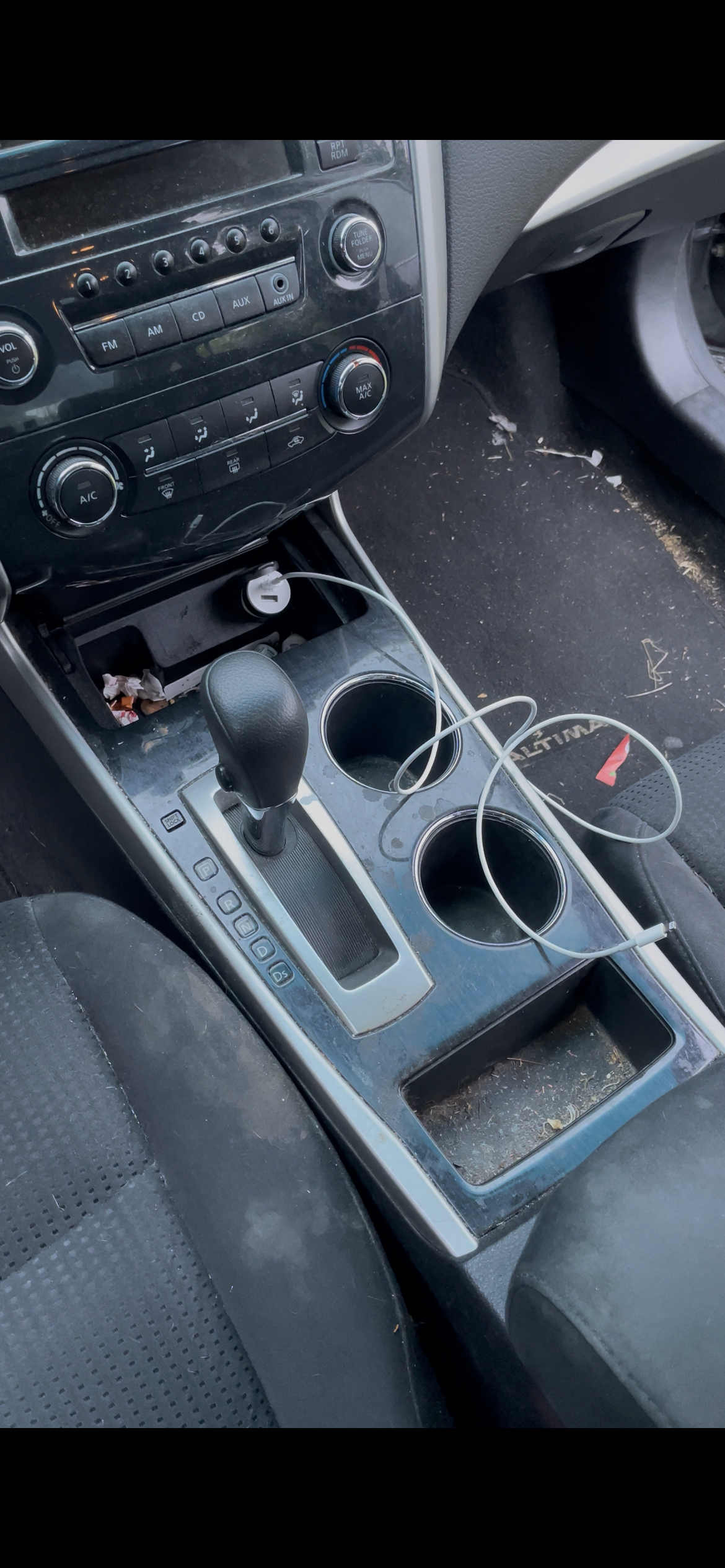 Center console (Before)