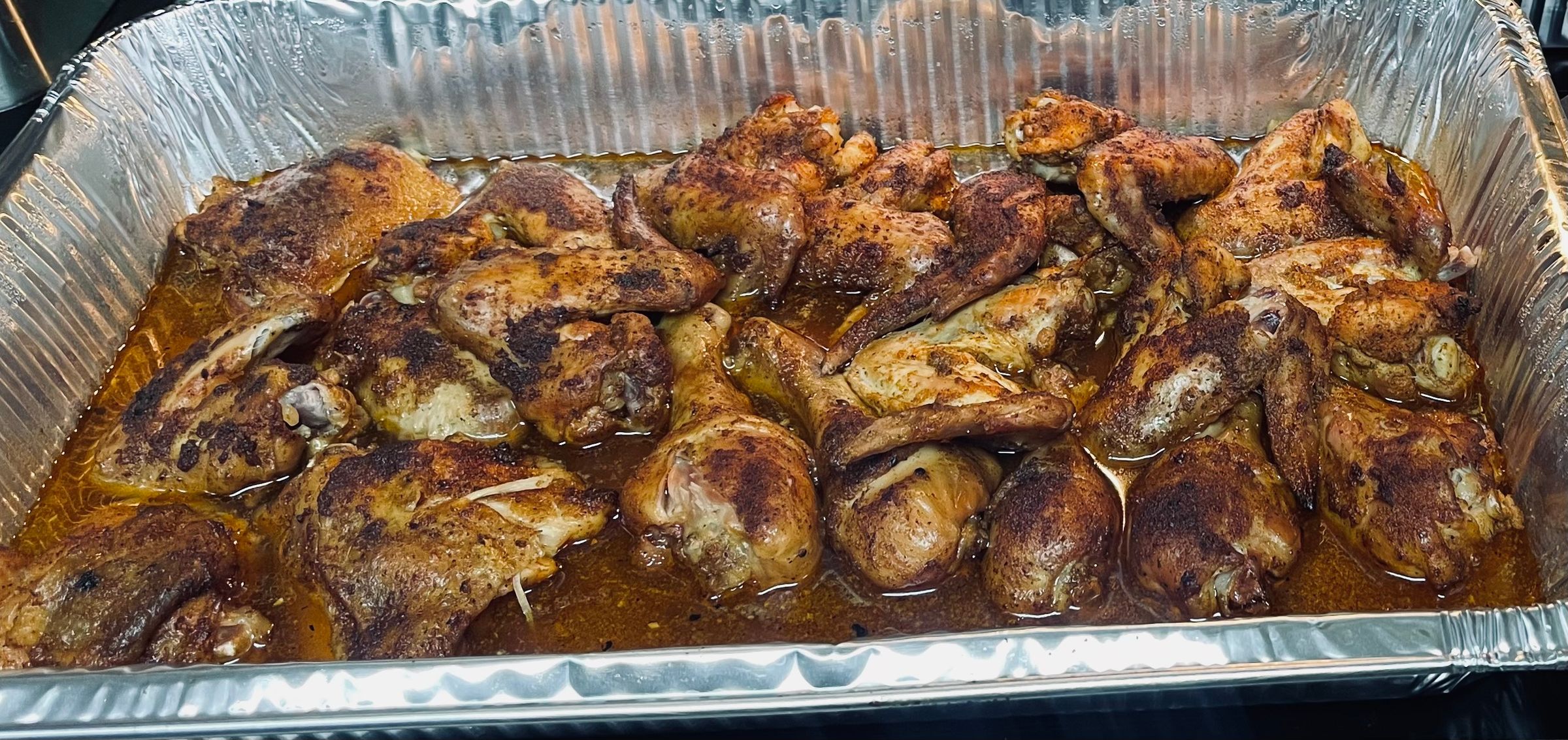 Marinated  for 24hrs in delicious seasonings then smoked to perfection 