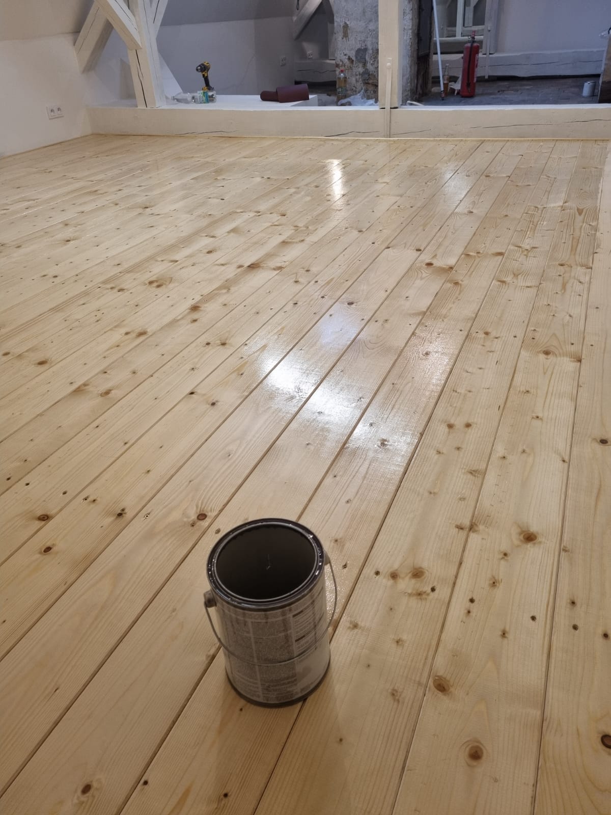 renovace staré zřevěné podlahy