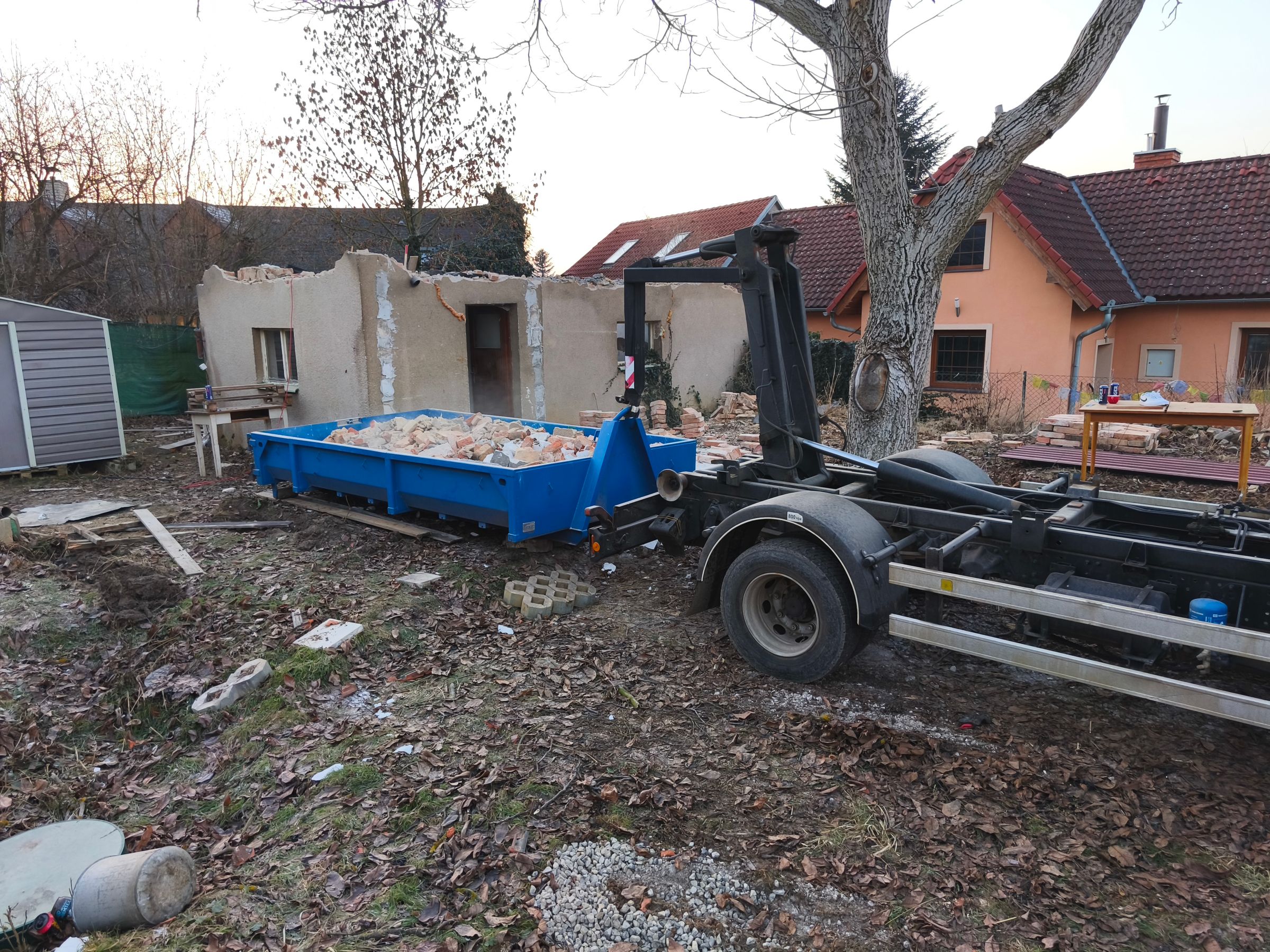 demolice, odvoz odpadu