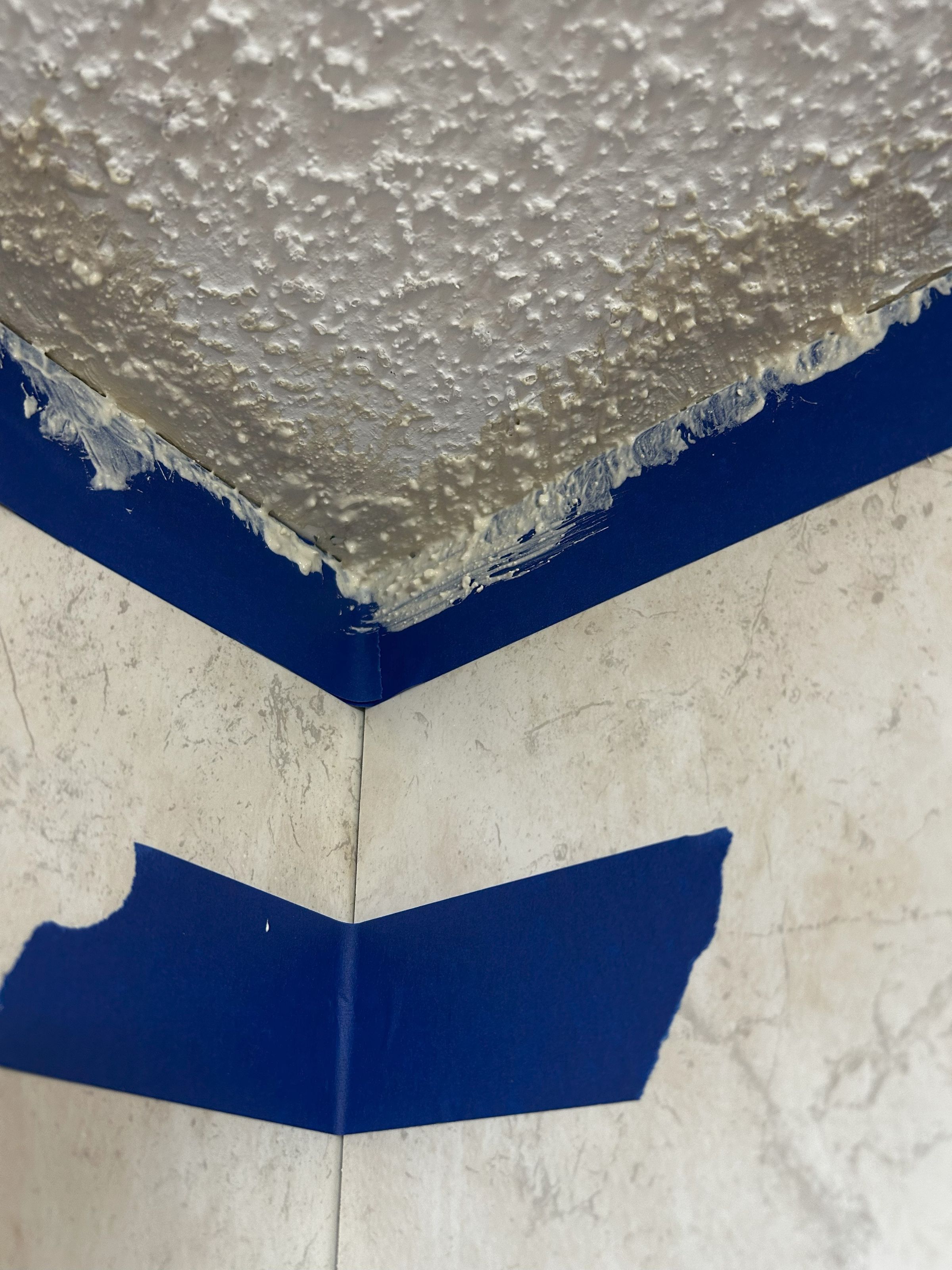 Popcorn texture touch ups