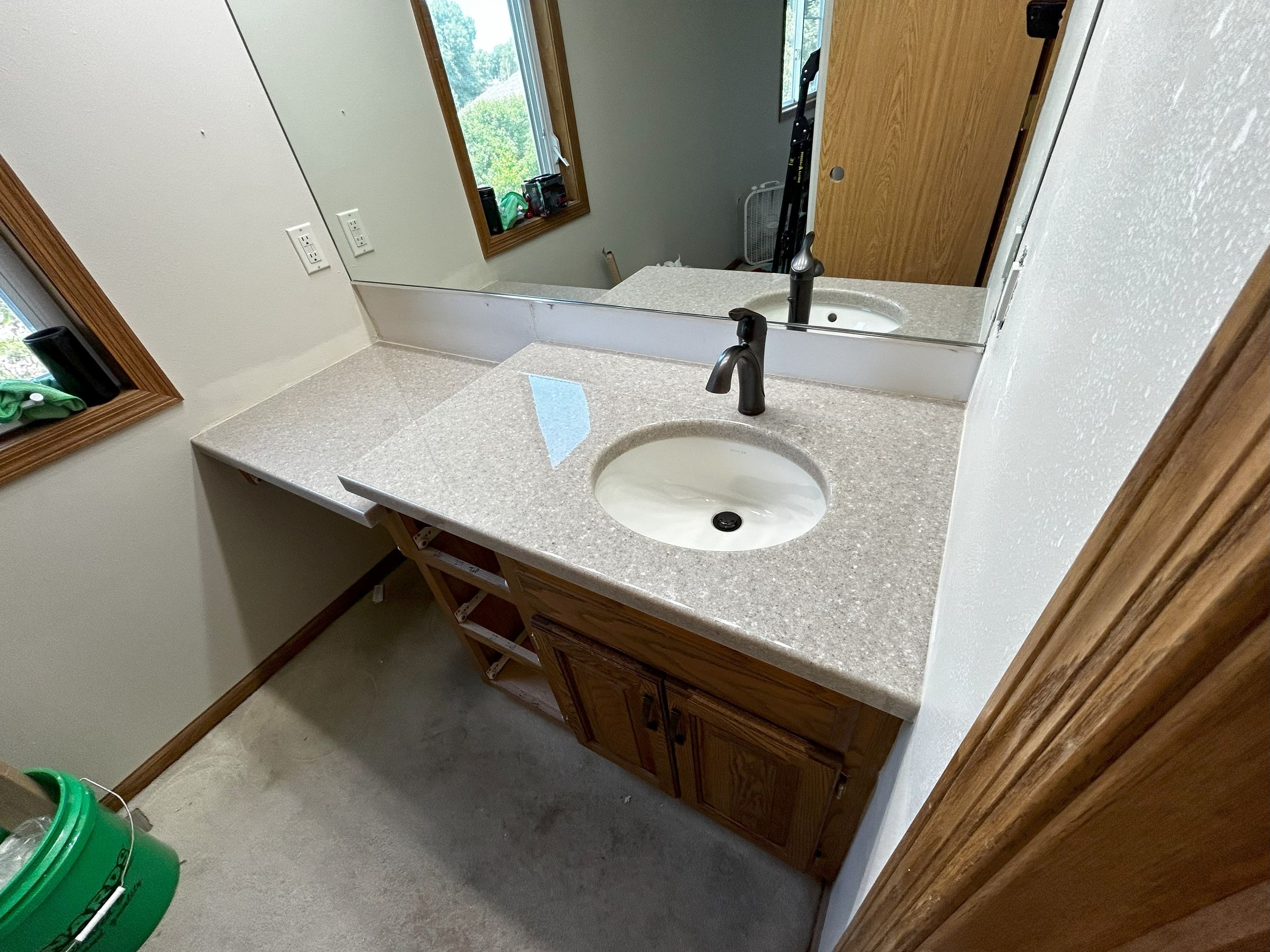 Double countertops