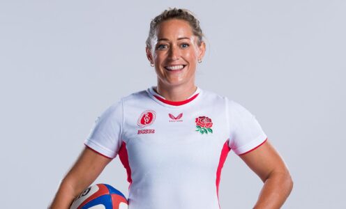 Natasha Hunt was named in England's squad for the Women's Rugby World Cup.