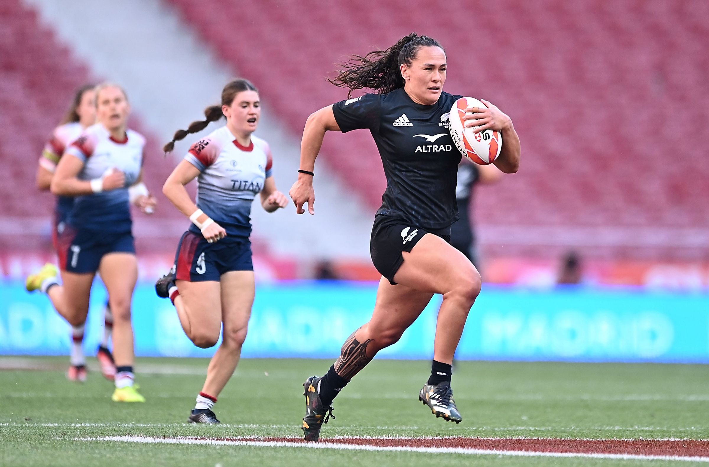 Portia Woodman-Wickliffe is regarded as the best women's rugby union player ever.