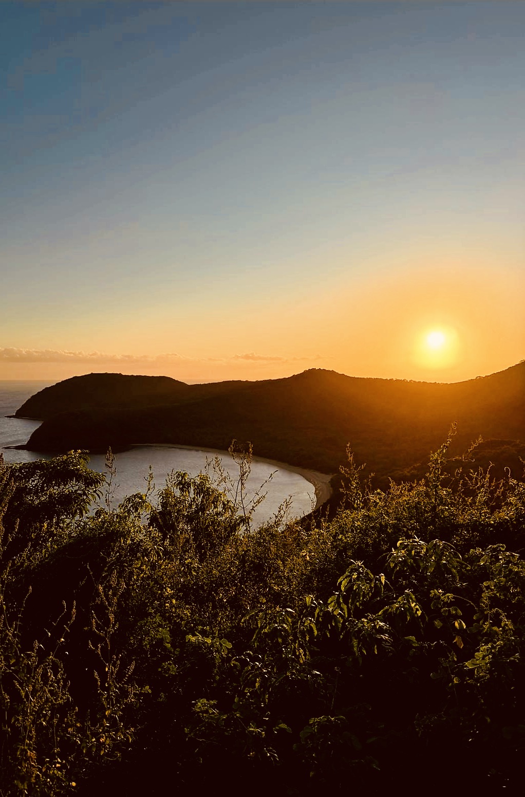 End your day with a unique sunset on Namo hill.