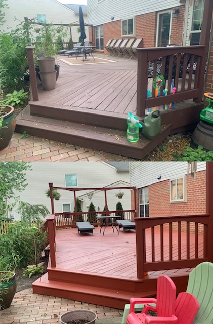 DECK STAINING