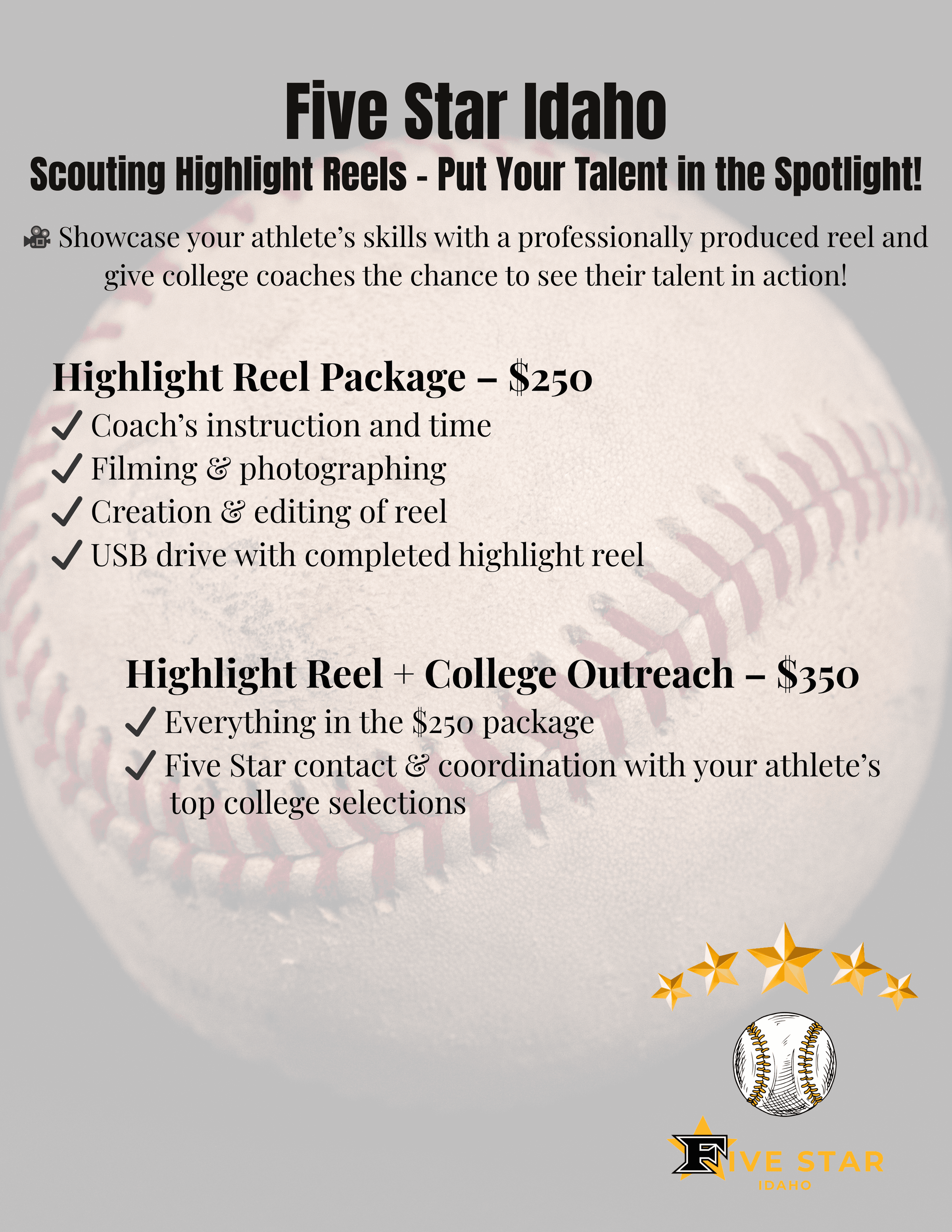 Five Star Baseball Idaho's image