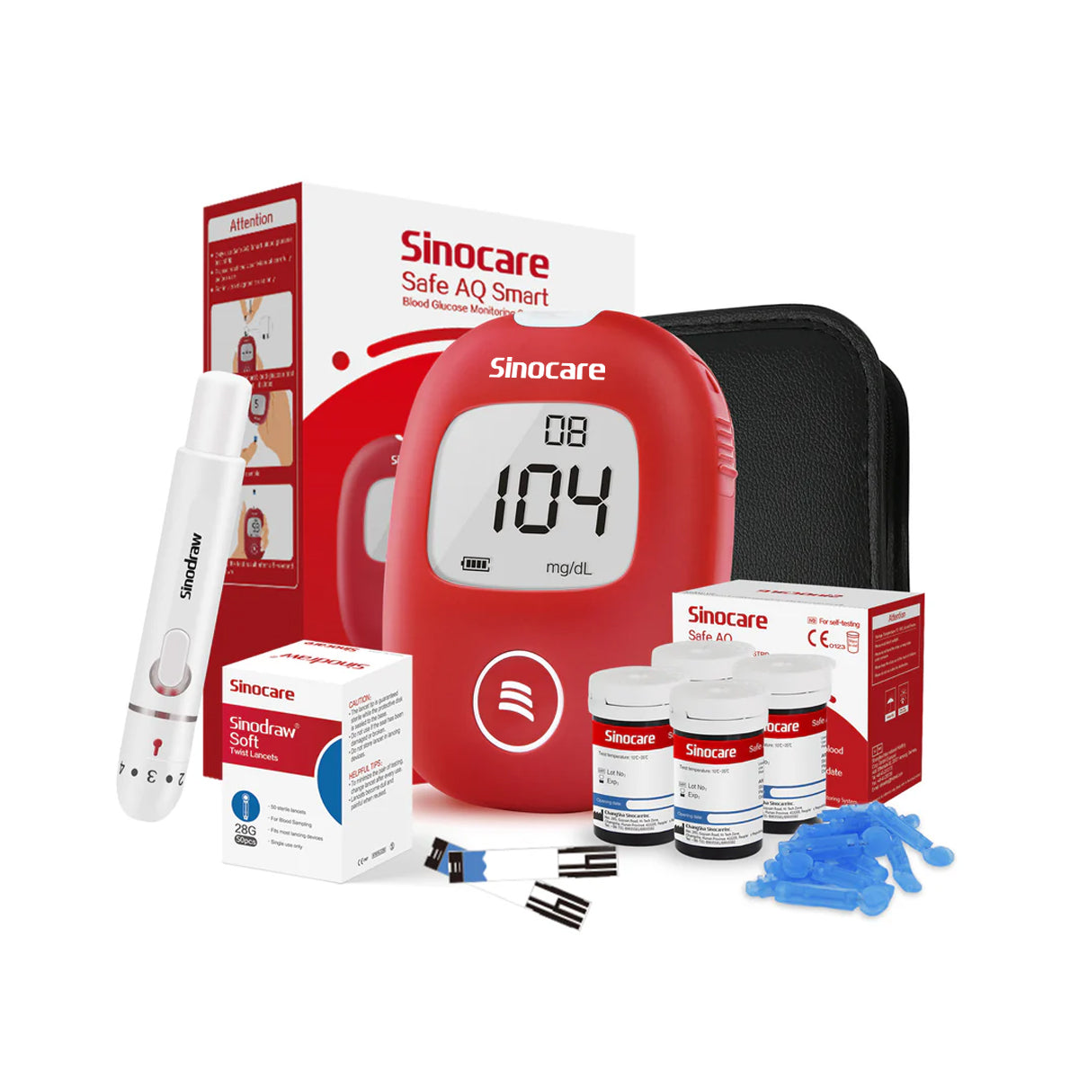 SINOCARE BLOOD GLUCOSE MONITORING SYSTEM 
