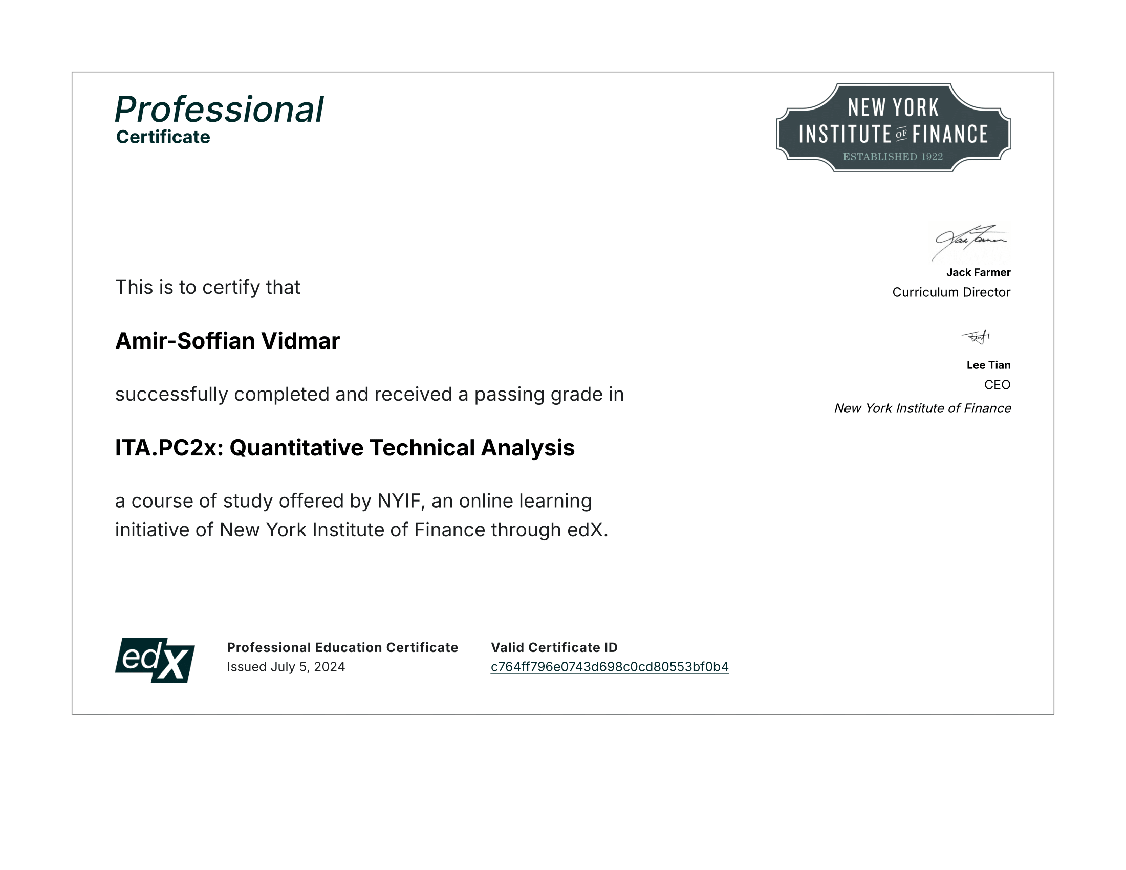 Vidmar Capital's image