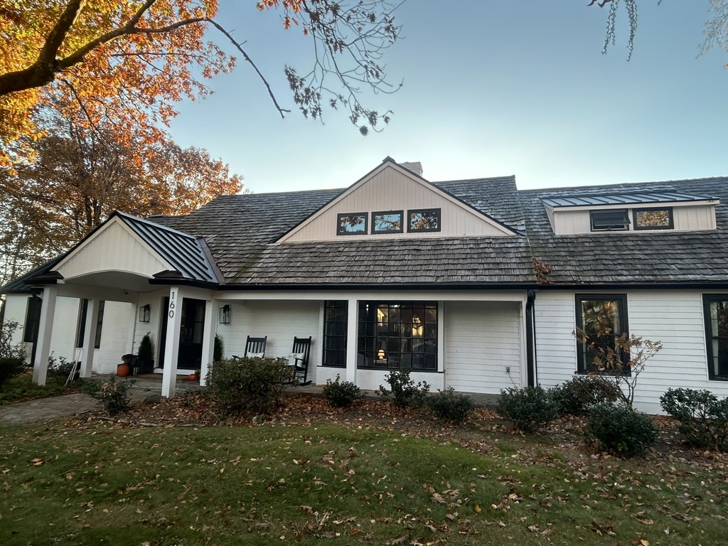 New 6" Black Gutters