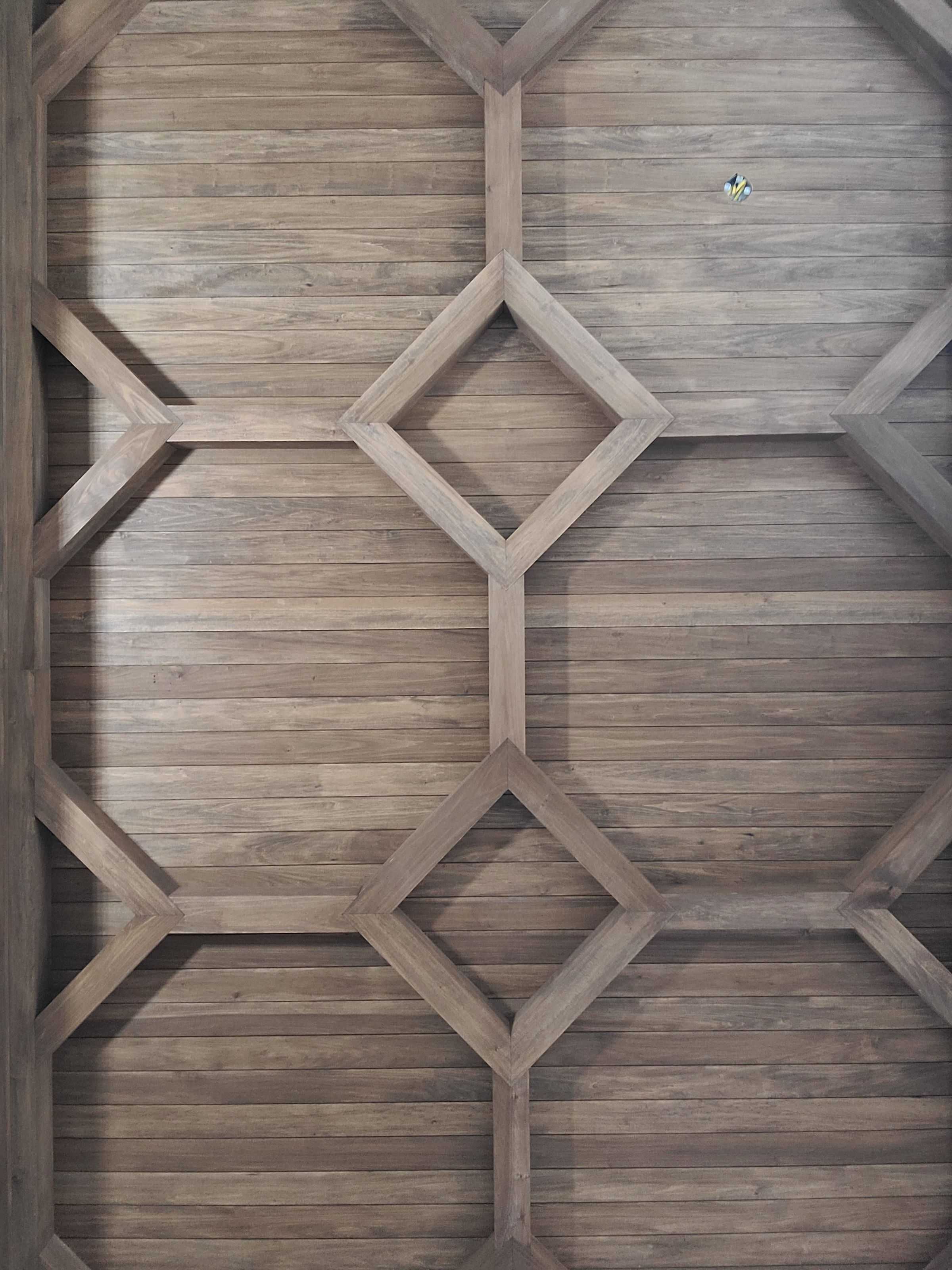 Hexagonal faux beams