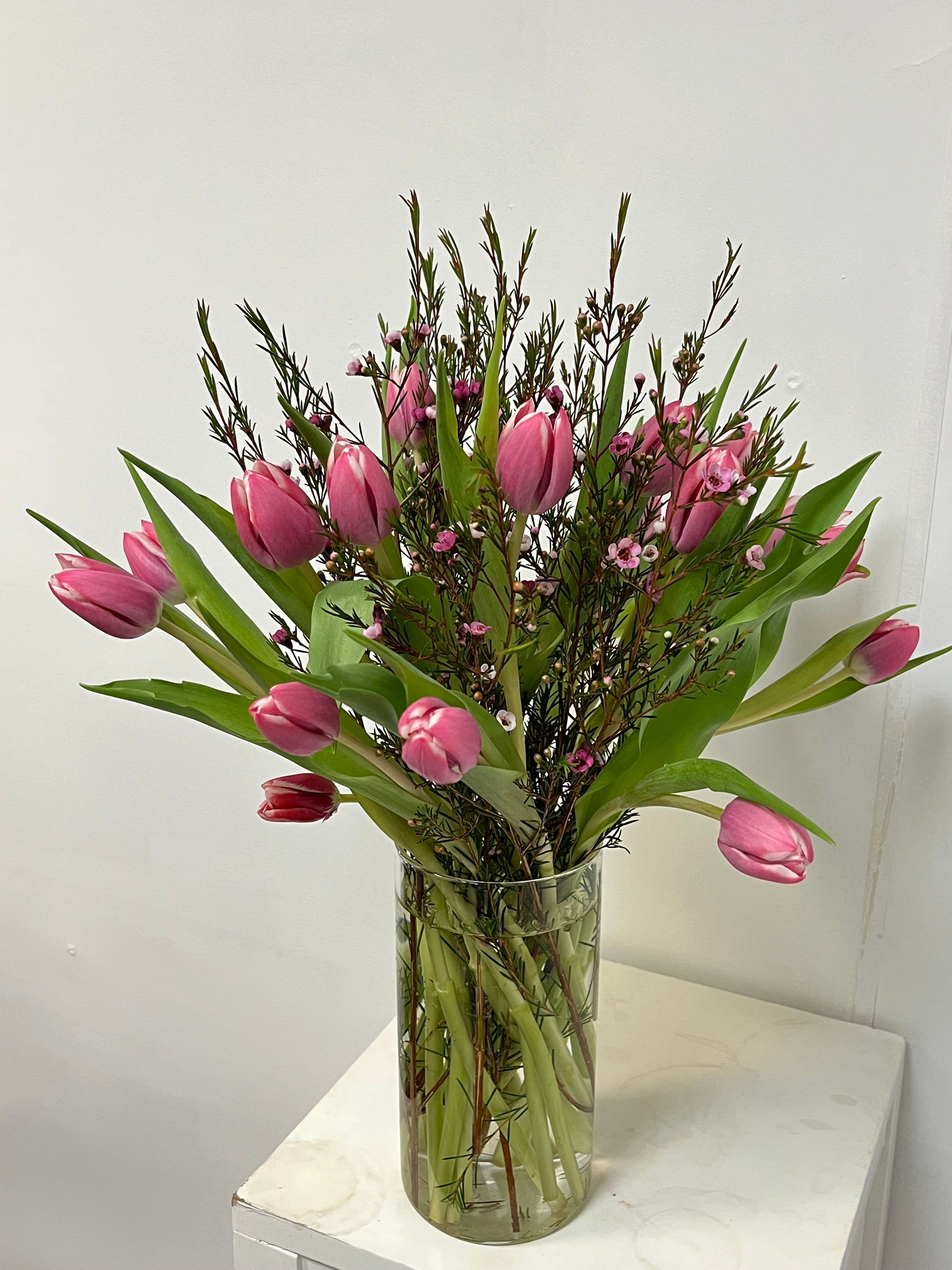 Tulips and Waxflowers
