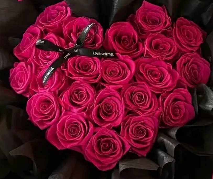 Heart-Shape Rose Bouquet