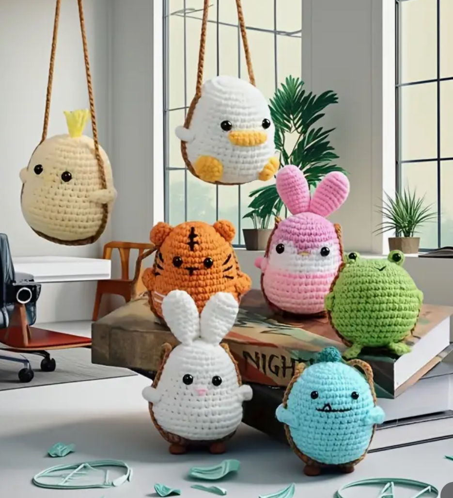 Crochet Hanging Cuties