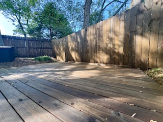 Deck, fence and bridge stained & sealed (Walnut) Columbus, Ga