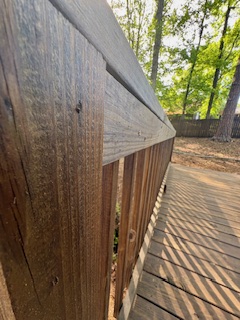 Deck, fence and bridge stained & sealed (Walnut) Columbus, Ga