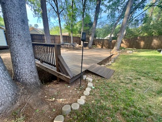 Deck, fence and bridge stained & sealed (Walnut) Columbus, Ga