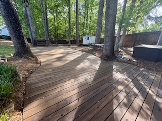 Deck, fence and bridge stained & sealed (Walnut) Columbus, Ga
