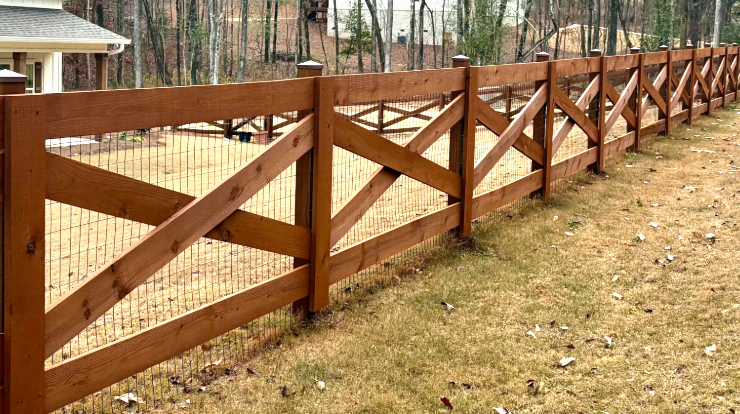 Fence stain (Palomino) Smiths Station, AL