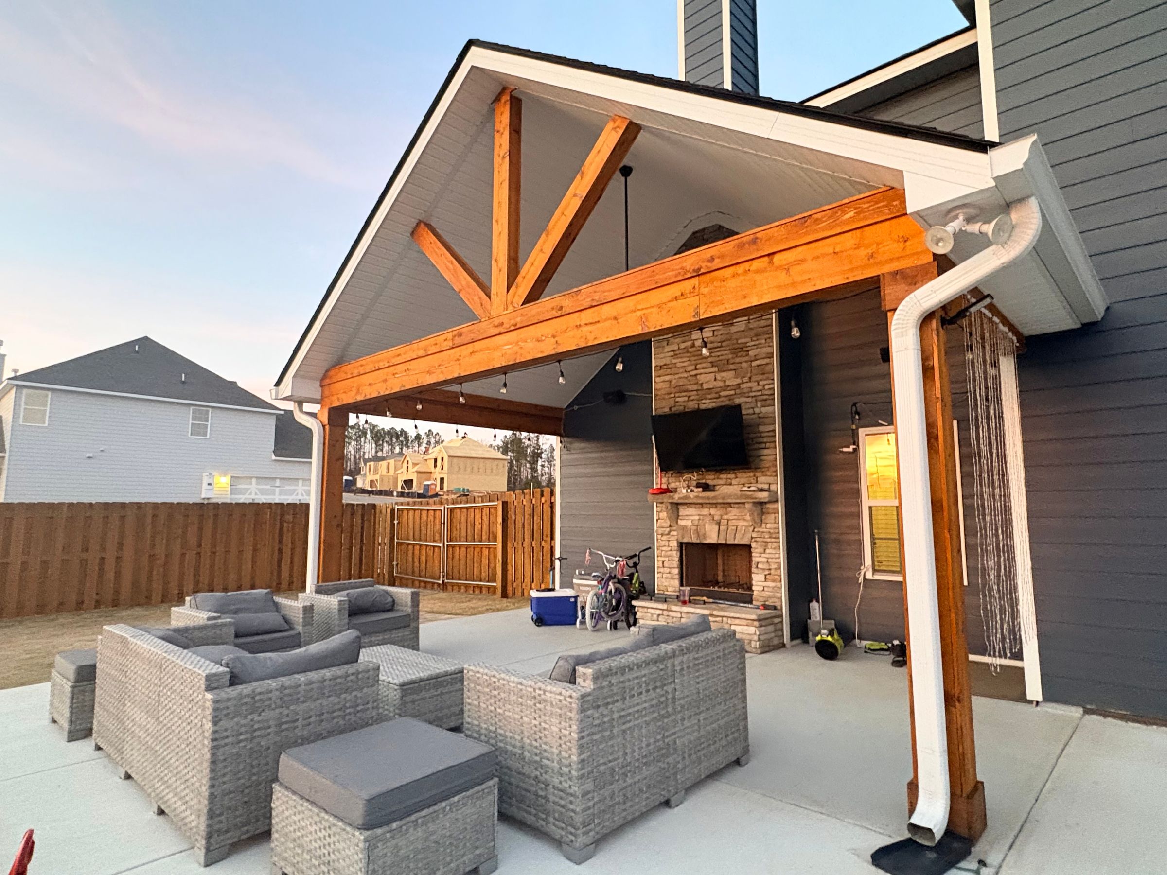 Game Day Porch stained Auburn, AL