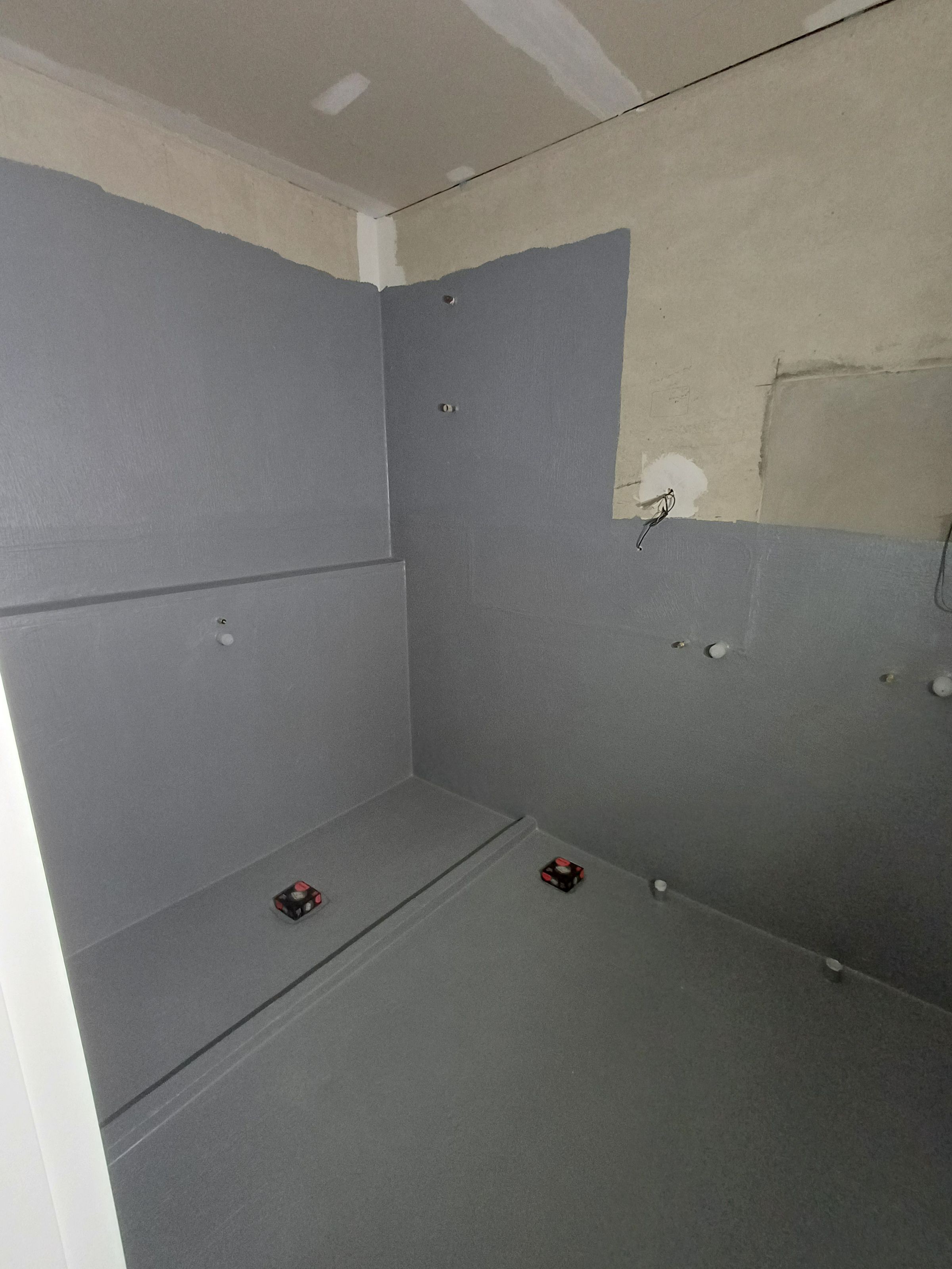 New Bathroom waterproofing stage